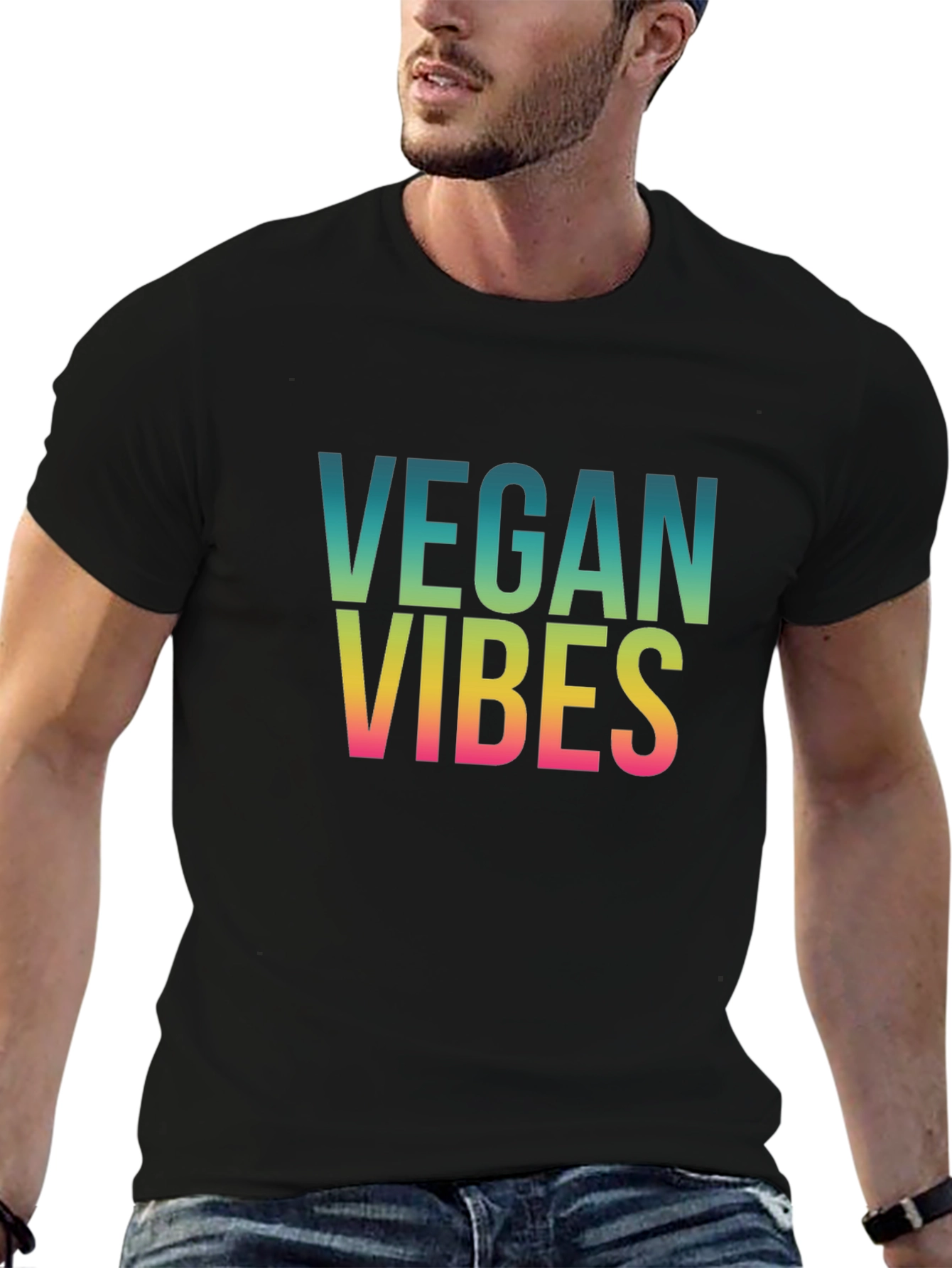 Vegan Vibes T-Shirt - Stylish Graphic Tee