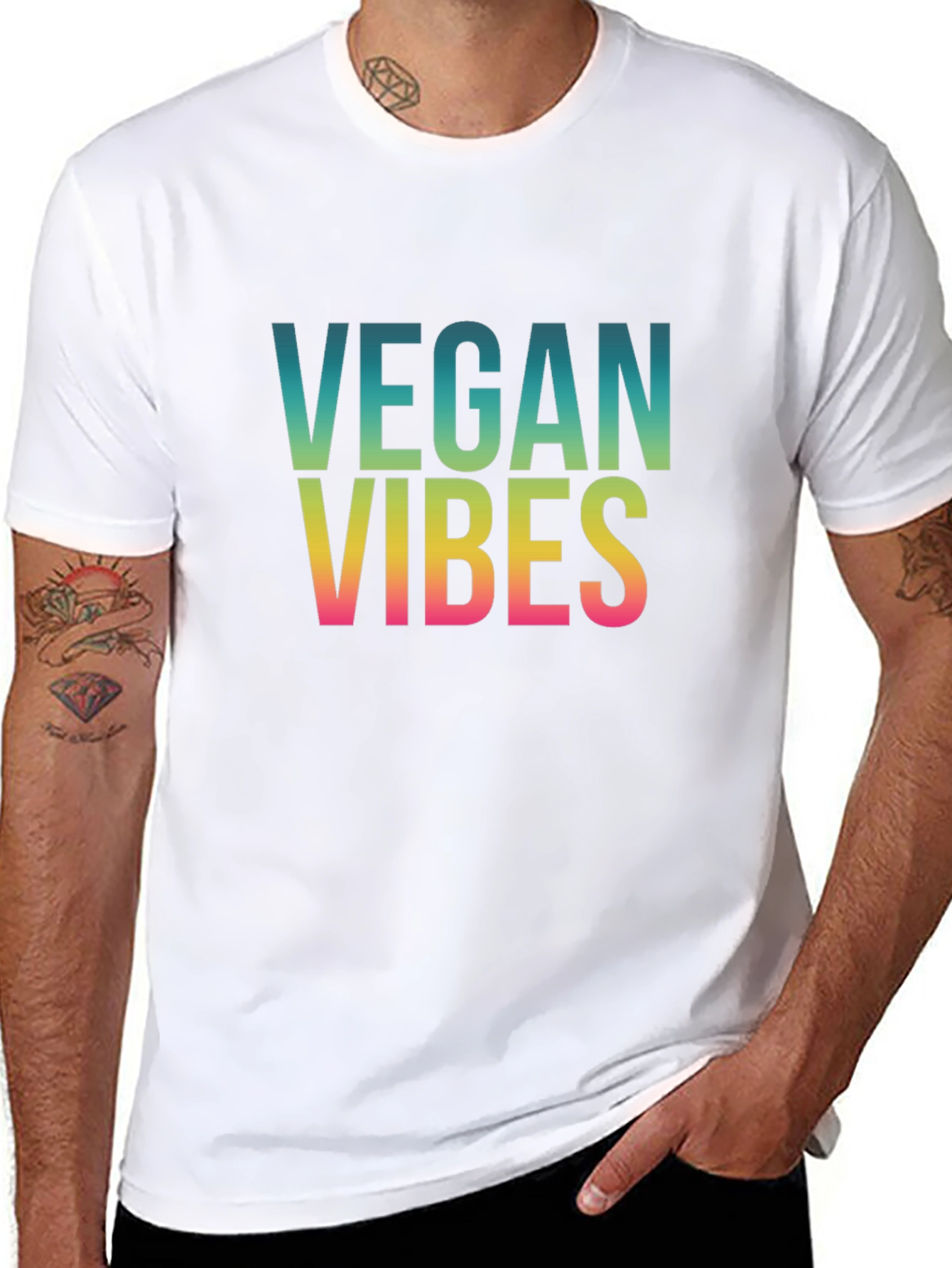 Vegan Vibes T-Shirt - Stylish Graphic Tee