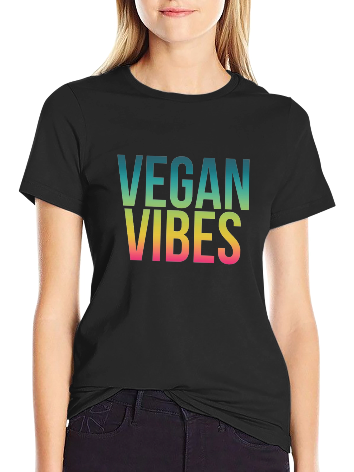Vegan Vibes T-Shirt - Stylish Graphic Tee