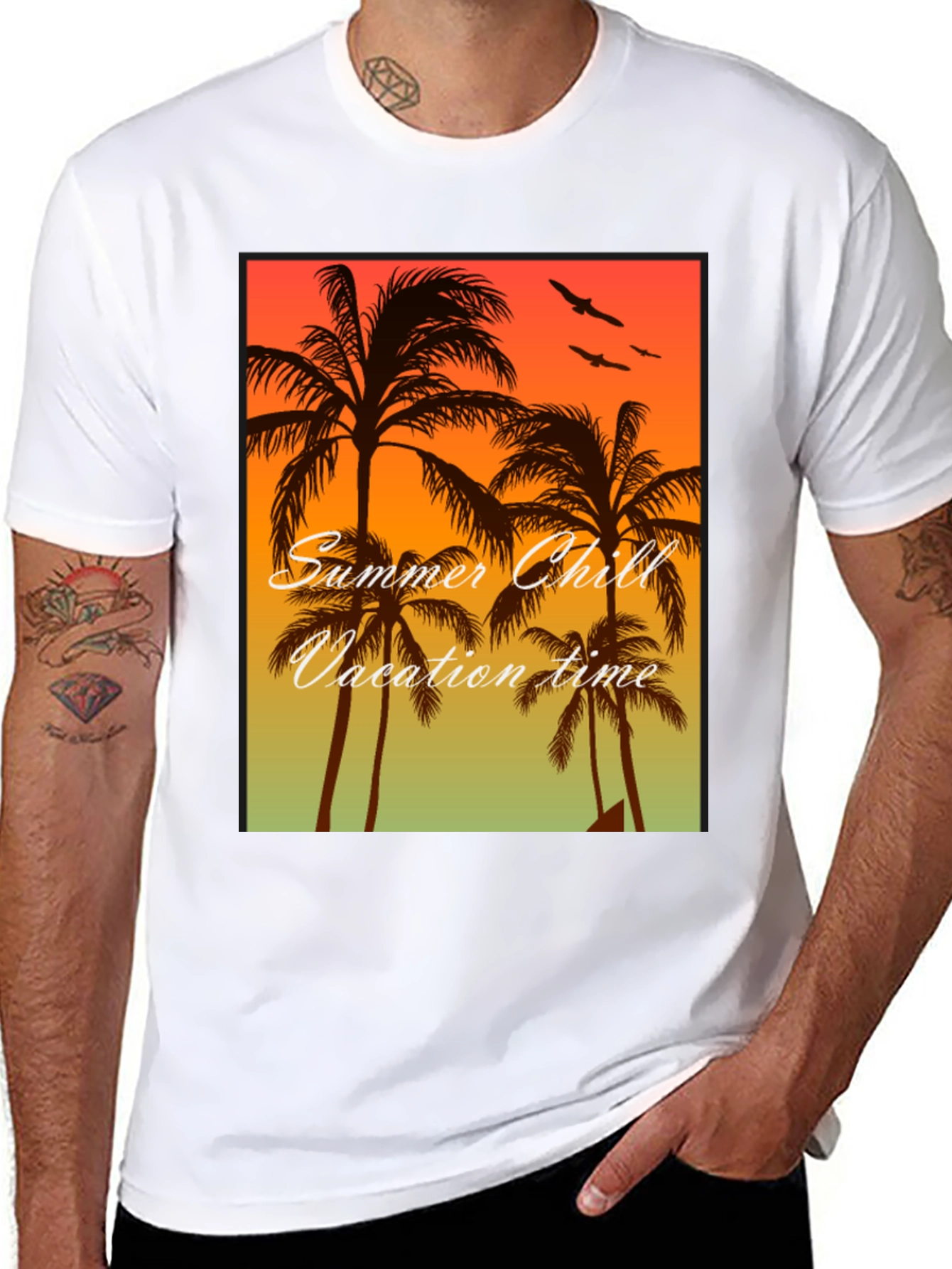 Summer Chill Vacation Time T-Shirt