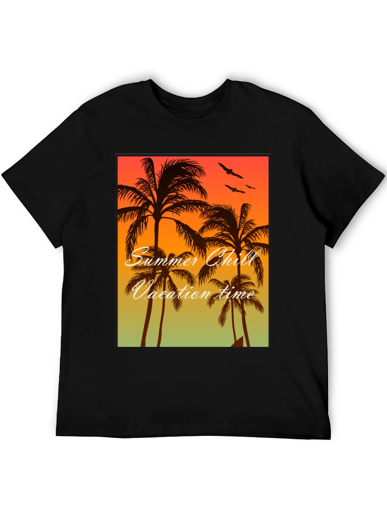 Summer Chill Vacation Time T-Shirt