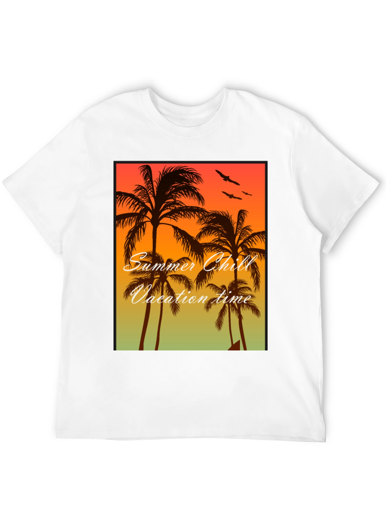 Summer Chill Vacation Time T-Shirt