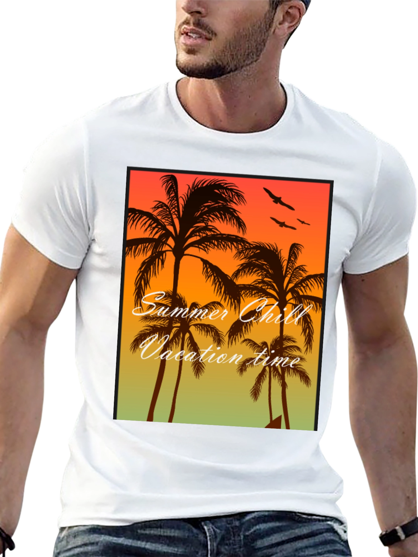 Summer Chill Vacation Time T-Shirt