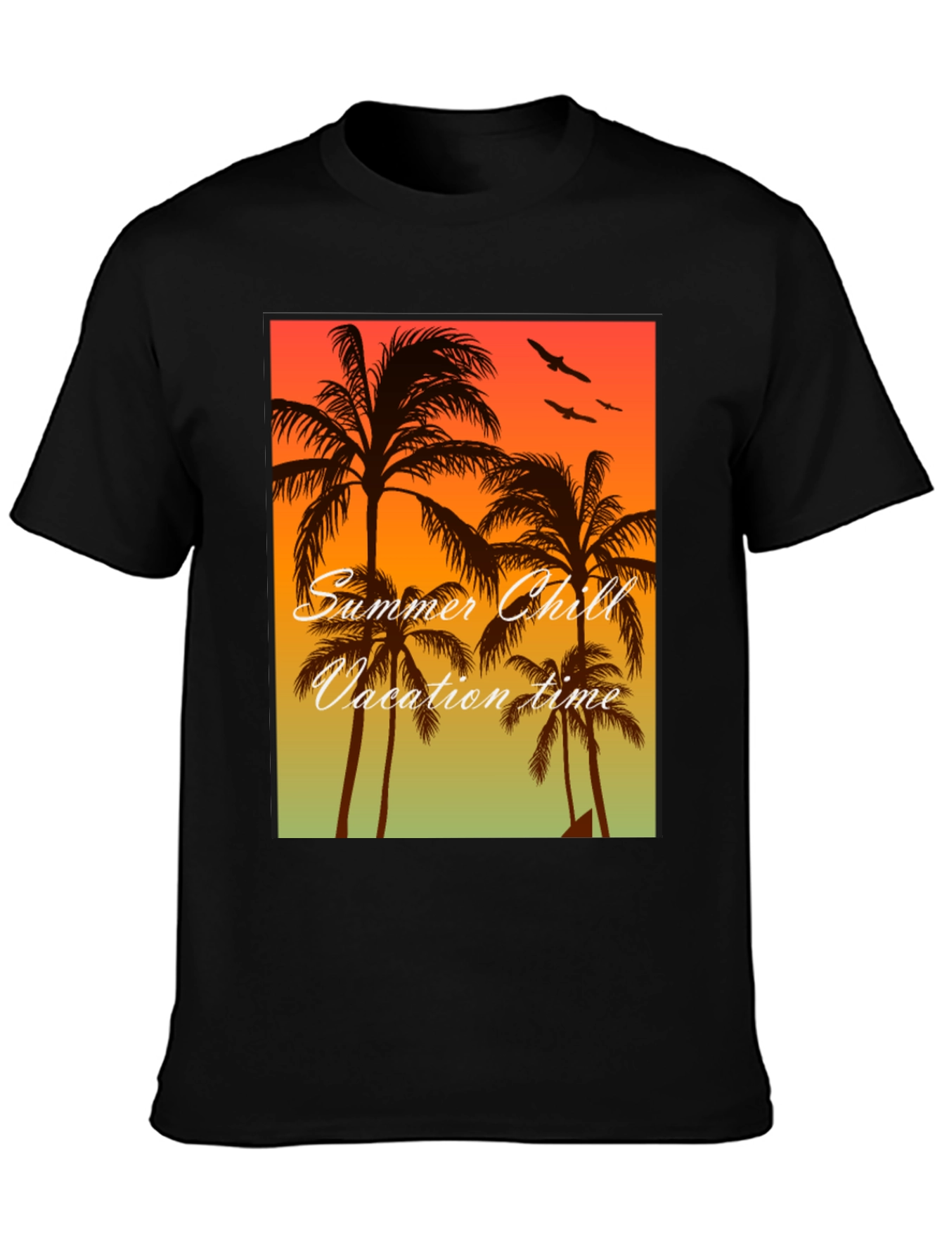 Summer Chill Vacation Time T-Shirt