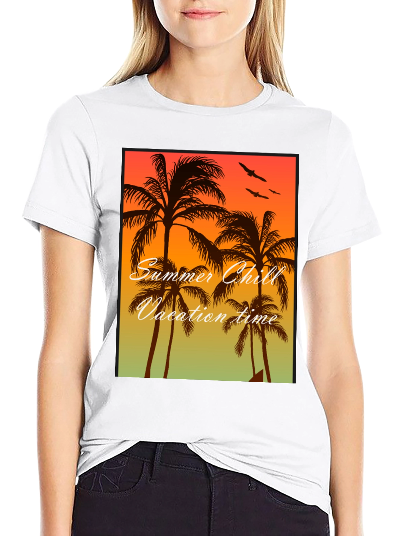 Summer Chill Vacation Time T-Shirt