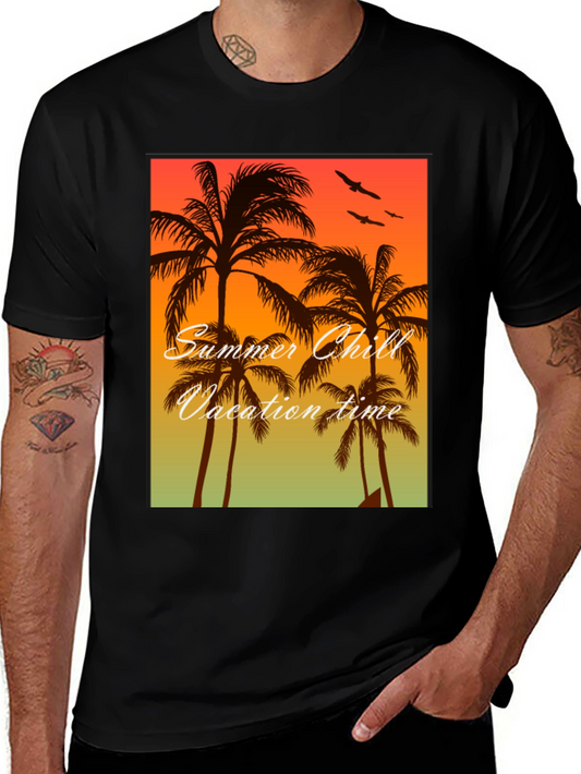 Summer Chill Vacation Time T-Shirt