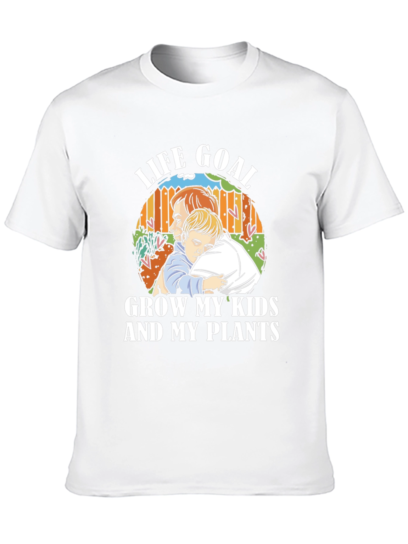 Life Goal Grow My Kids and My Plants T-Shirt