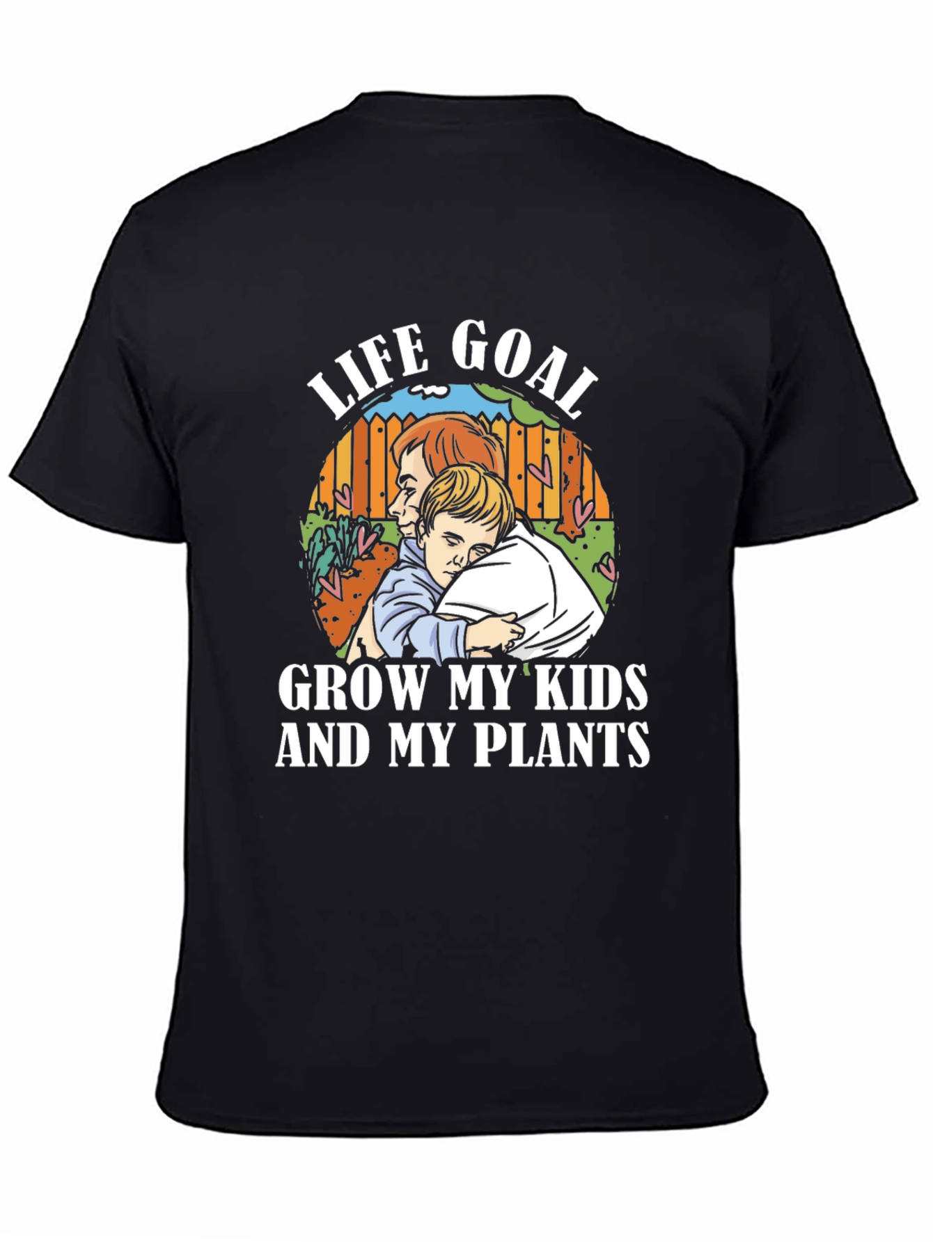 Life Goal Grow My Kids and My Plants T-Shirt