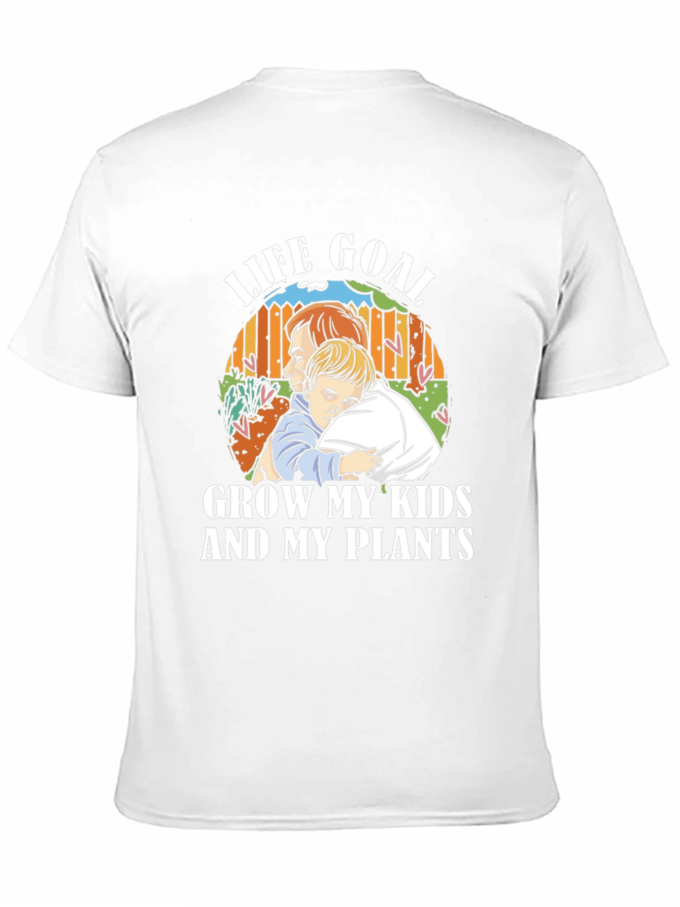 Life Goal Grow My Kids and My Plants T-Shirt