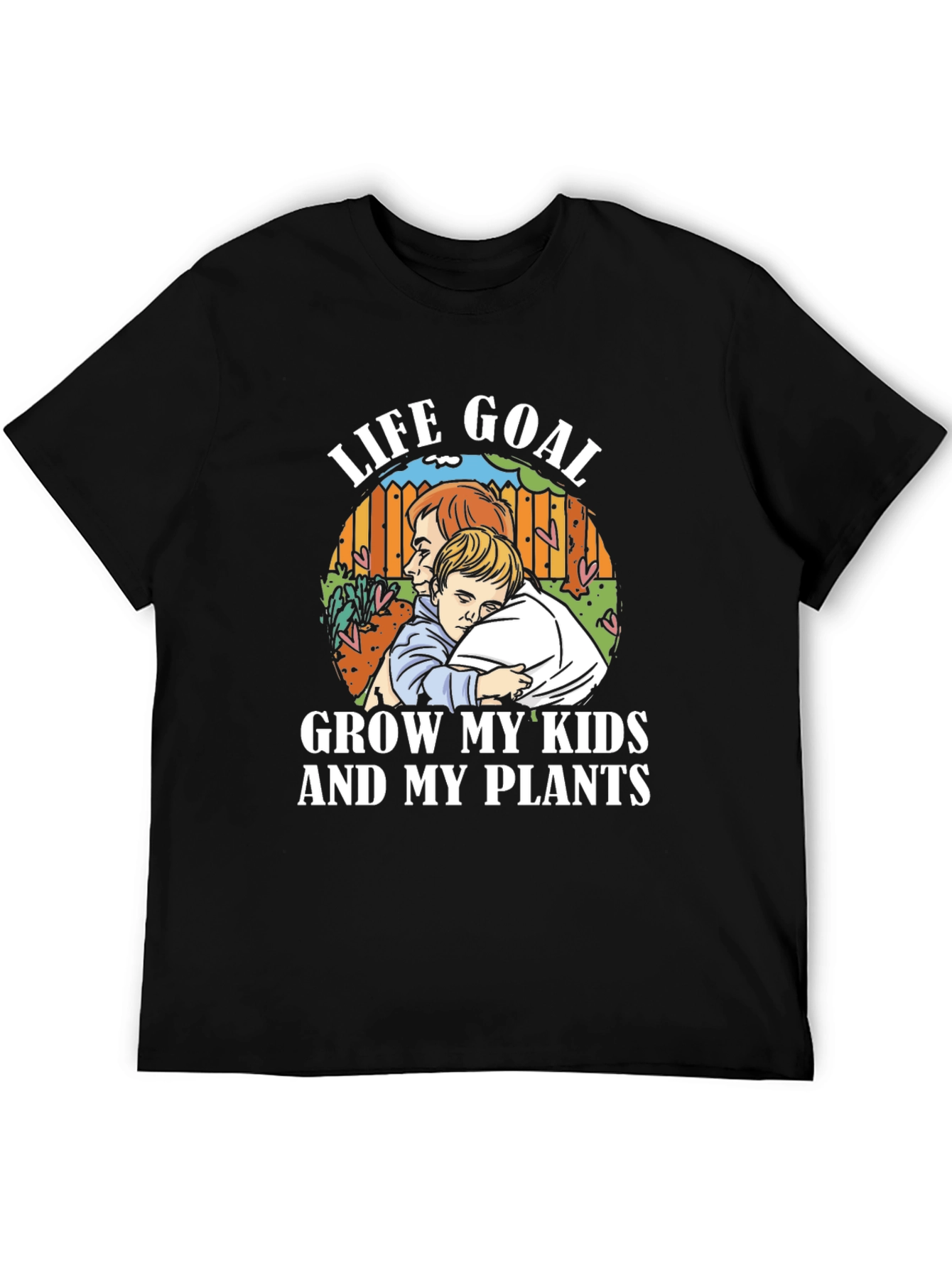 Life Goal Grow My Kids and My Plants T-Shirt