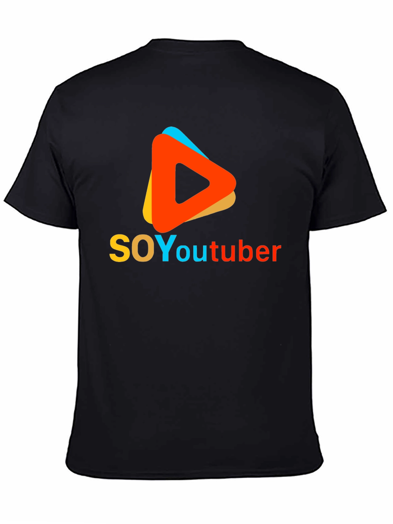 Soy Youtuber Graphic Tee - Black T-Shirt