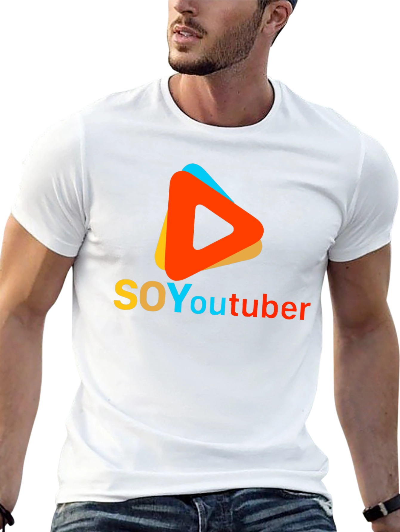 Soy Youtuber Graphic Tee - Black T-Shirt