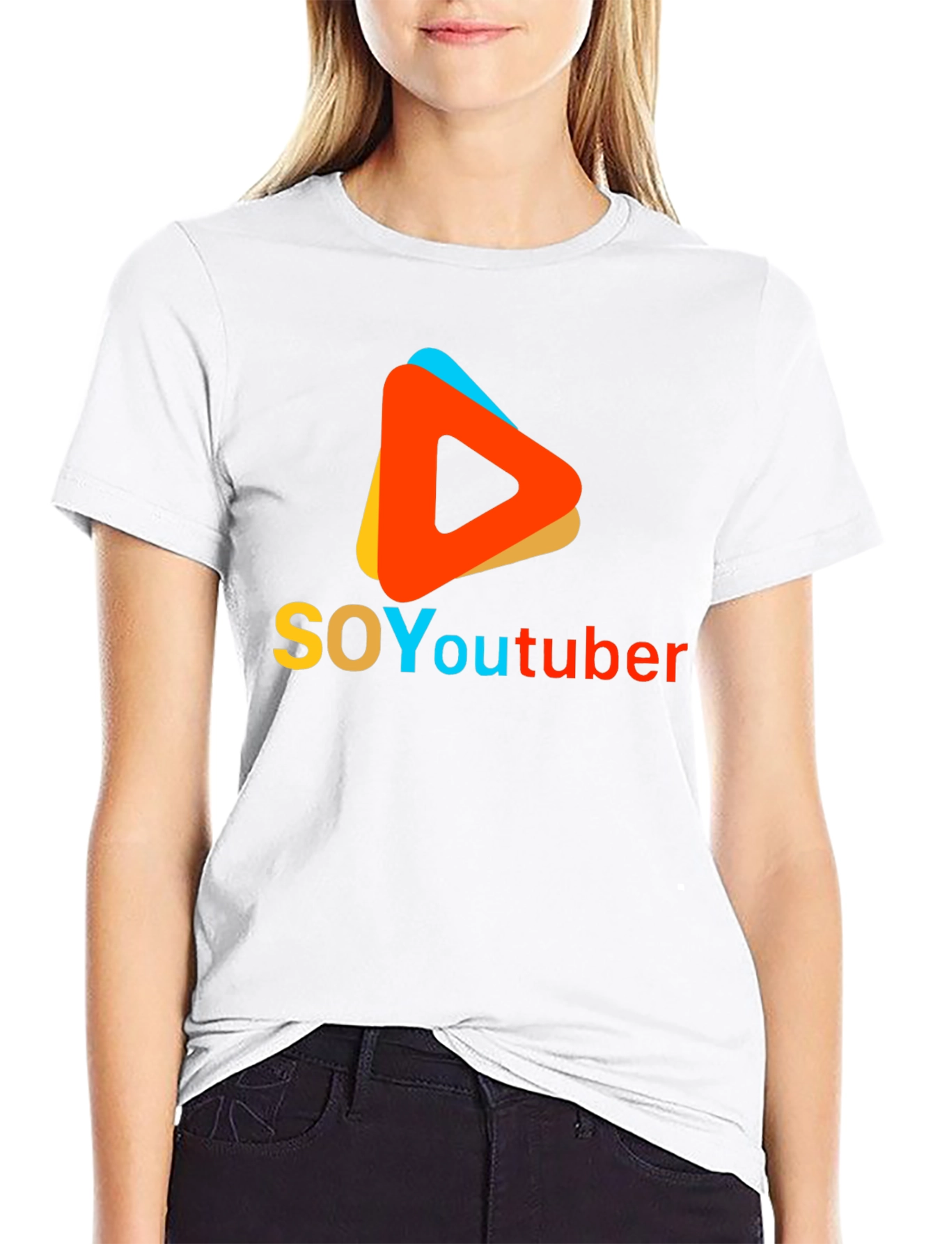 Soy Youtuber Graphic Tee - Black T-Shirt