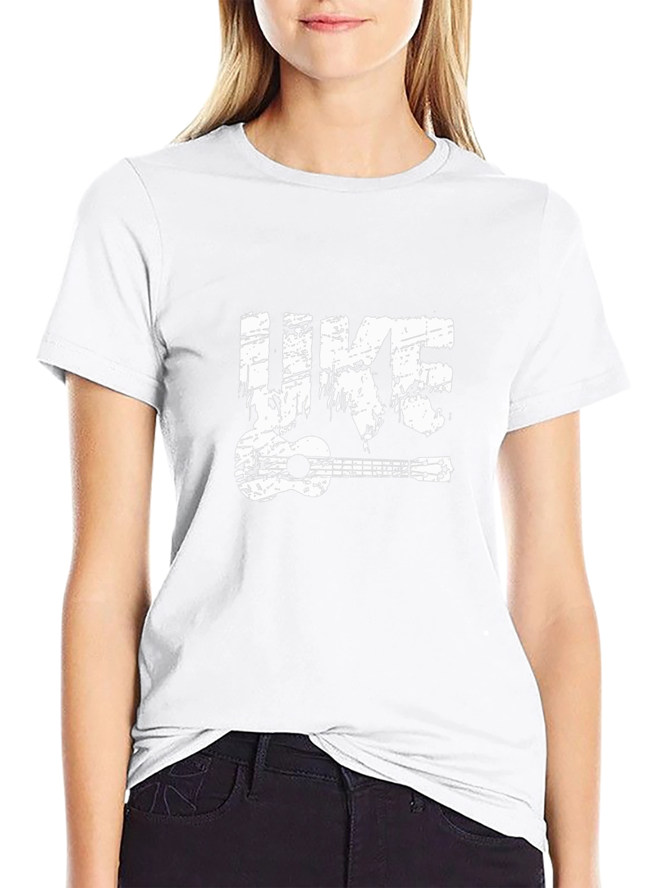 Ukulele Graphic T-Shirt - Music Lover Tee