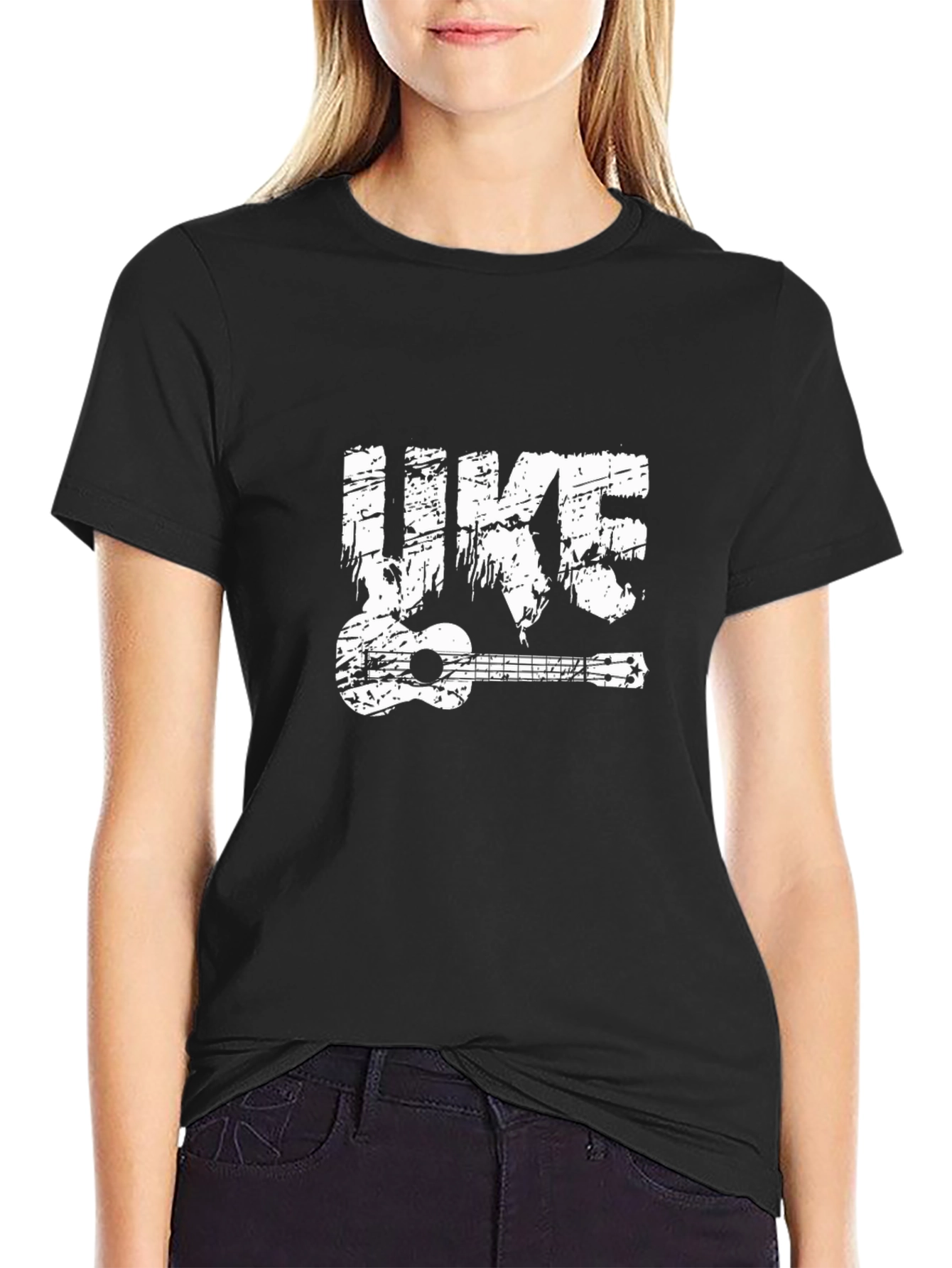 Ukulele Graphic T-Shirt - Music Lover Tee