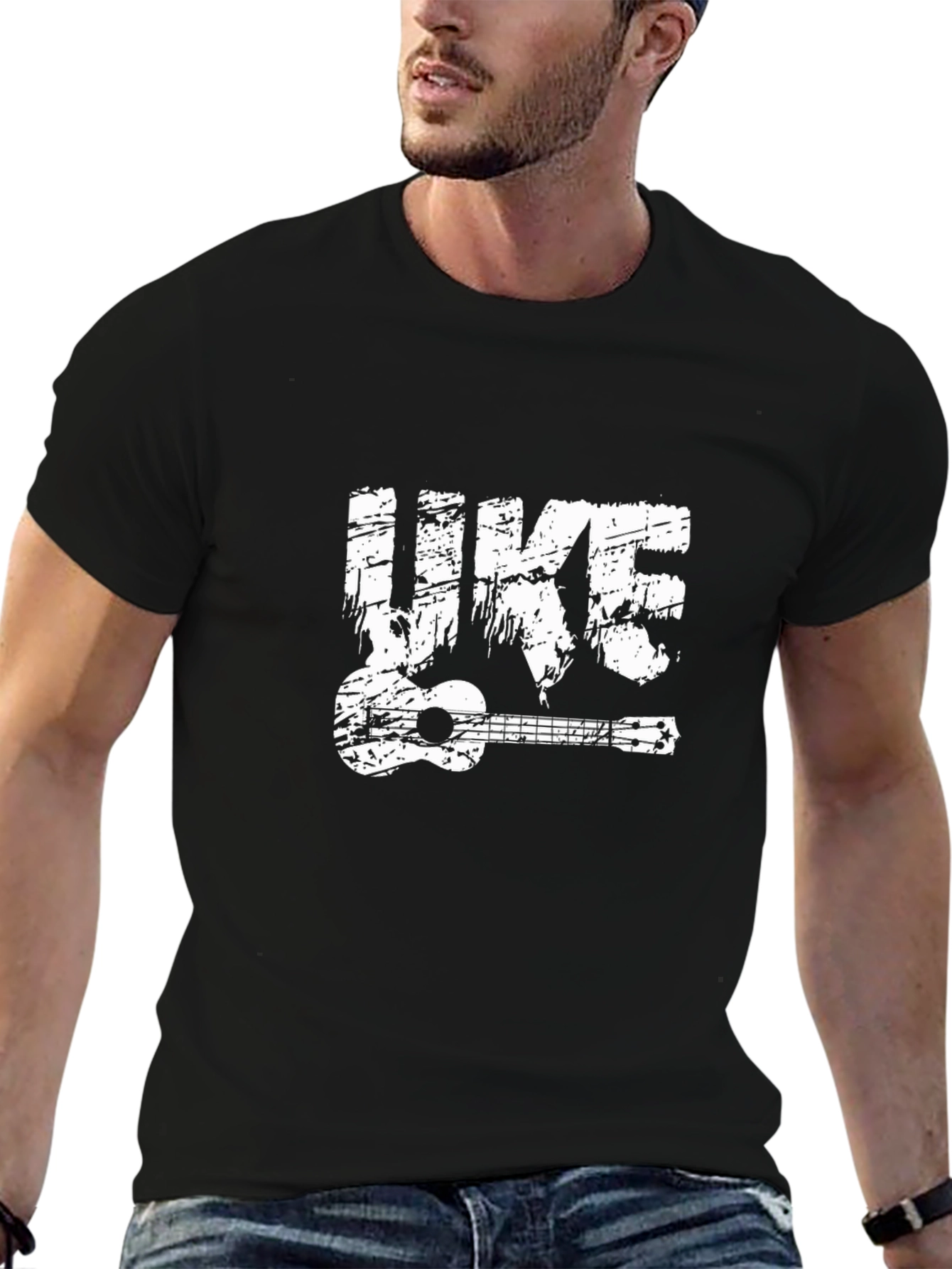 Ukulele Graphic T-Shirt - Music Lover Tee