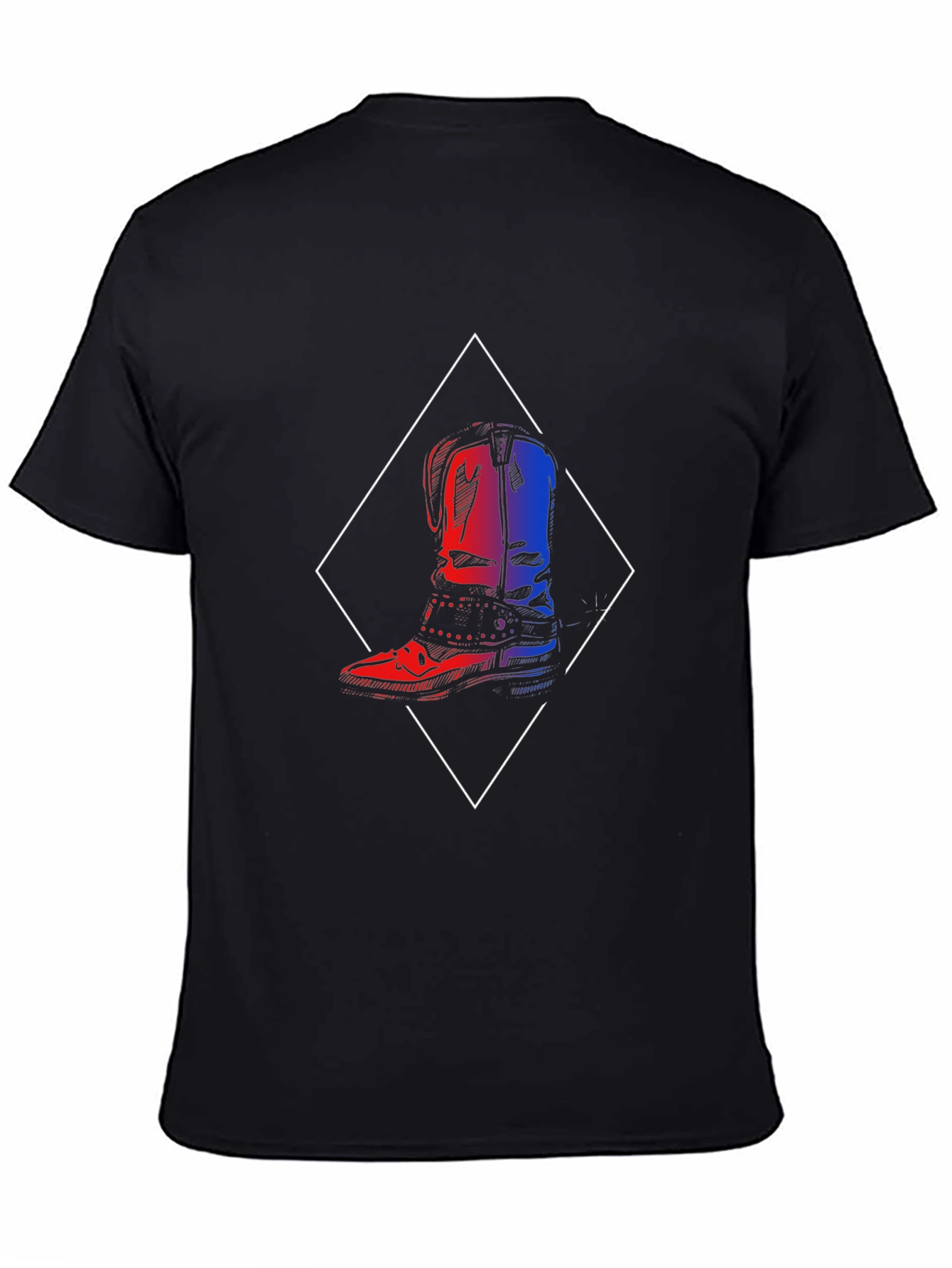 Edgy Cowboy Boot Graphic Tee