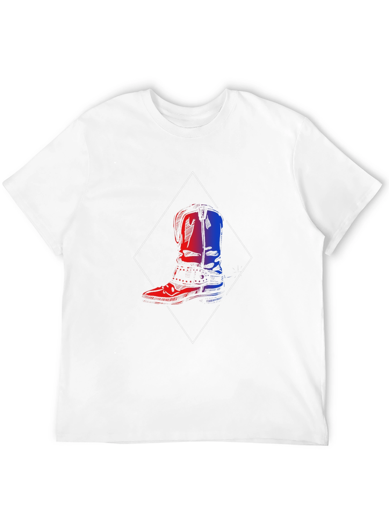 Edgy Cowboy Boot Graphic Tee