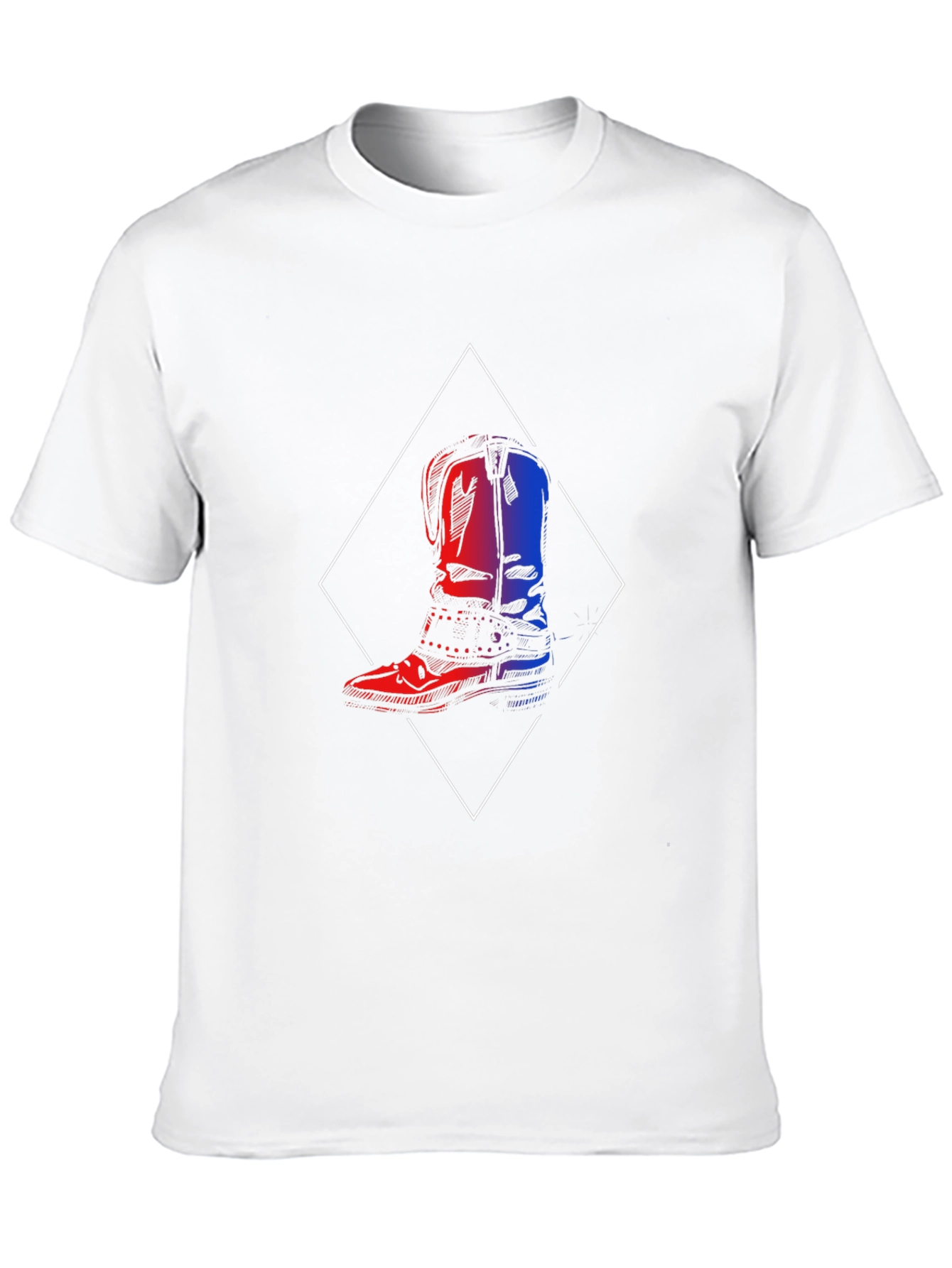 Edgy Cowboy Boot Graphic Tee
