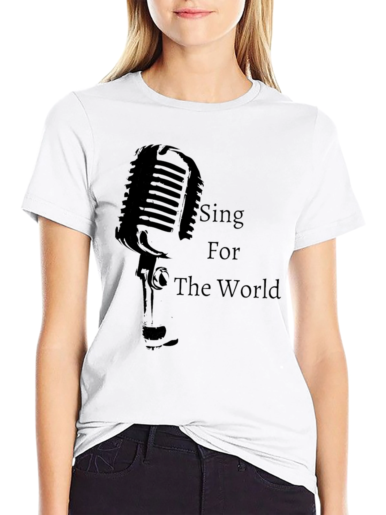 Sing For The World Graphic T-Shirt