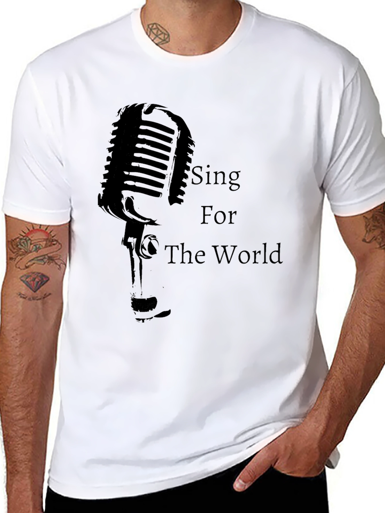 Sing For The World Graphic T-Shirt