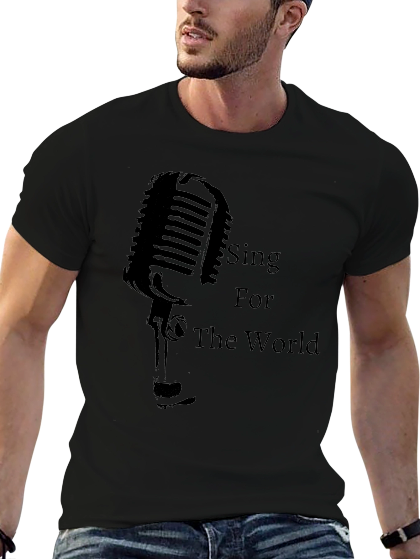 Sing For The World Graphic T-Shirt