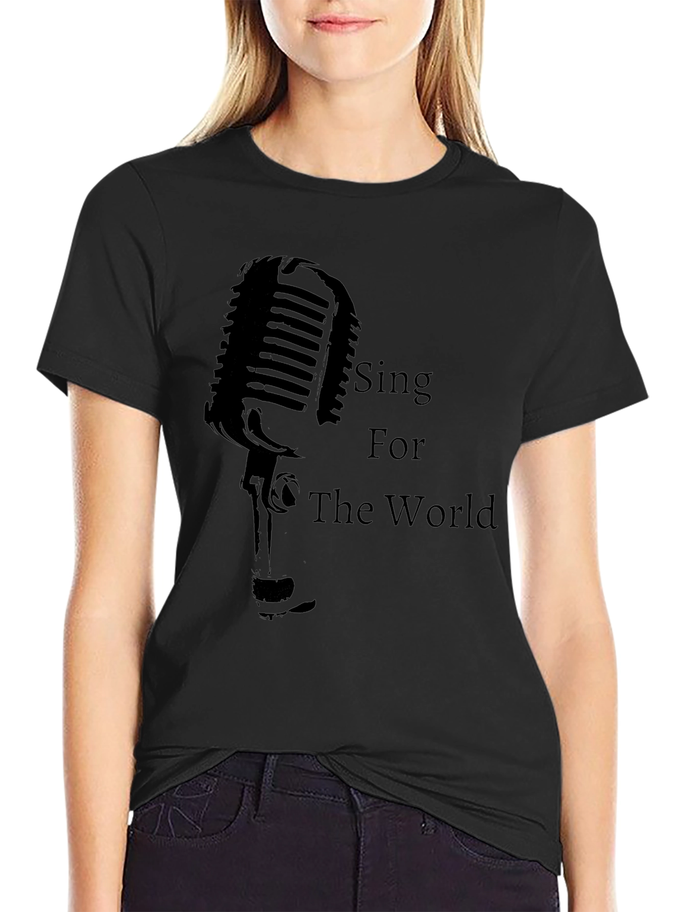 Sing For The World Graphic T-Shirt