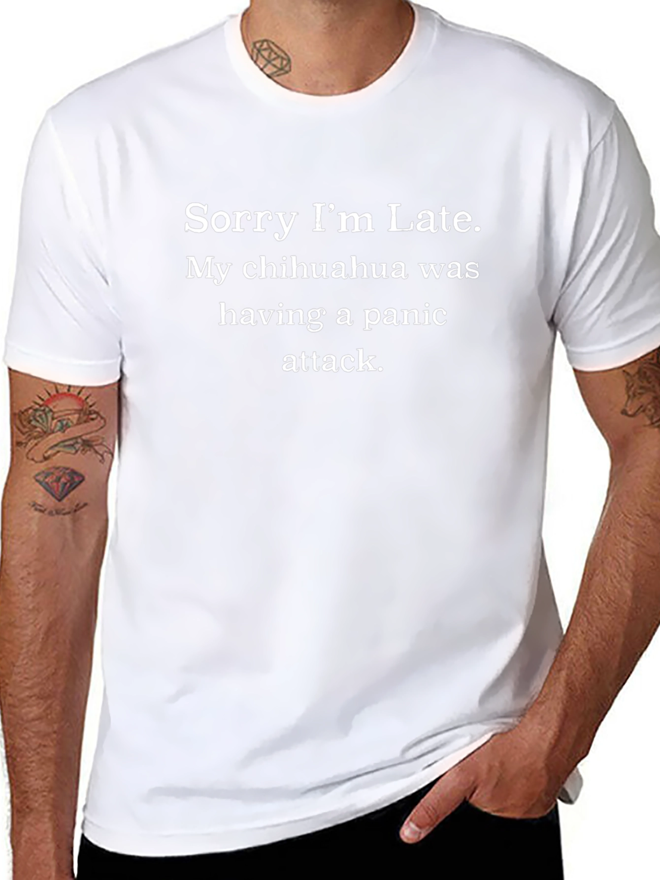 Funny Chihuahua Panic Attack T-Shirt