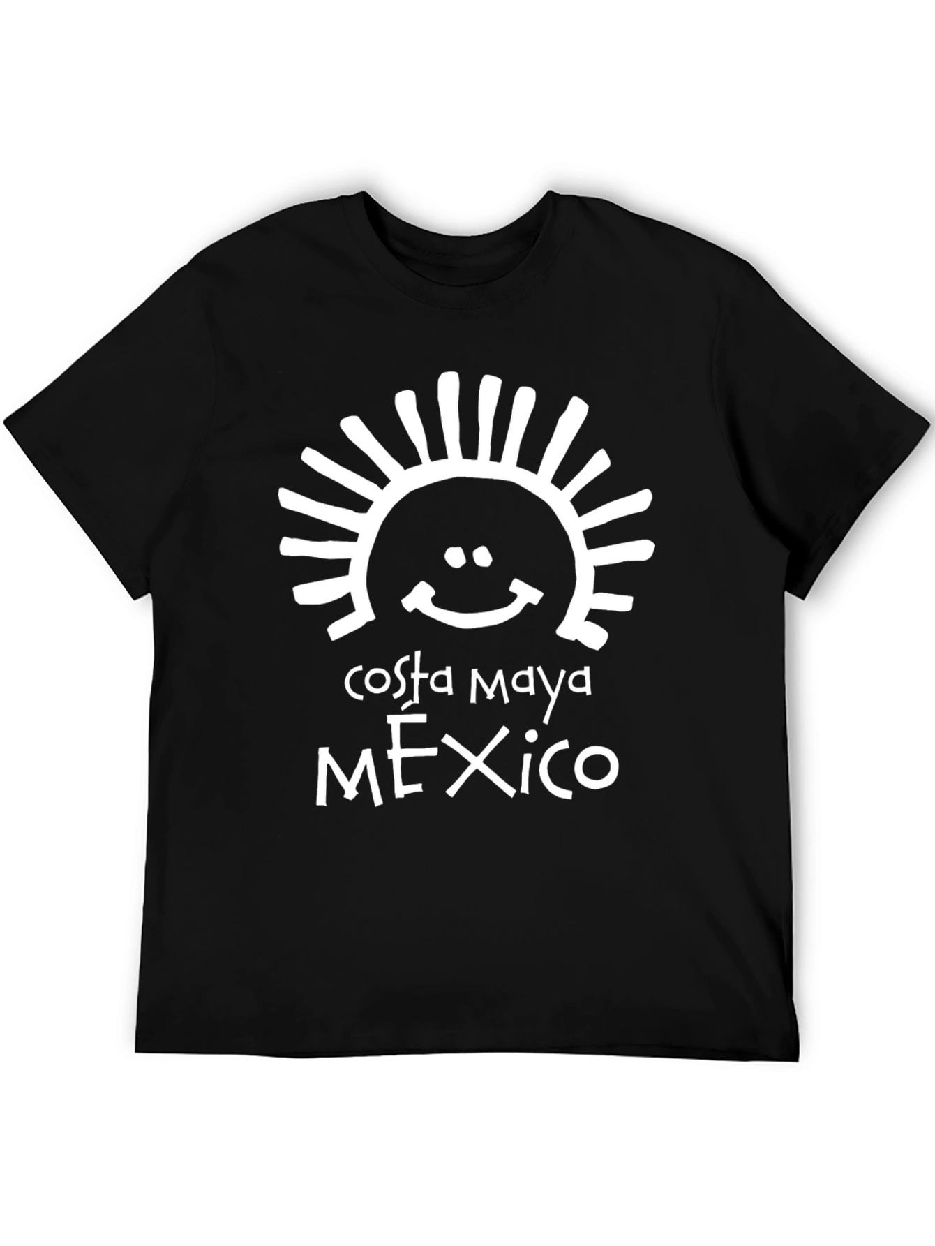 Costa Maya Mexico Graphic T-Shirt Black