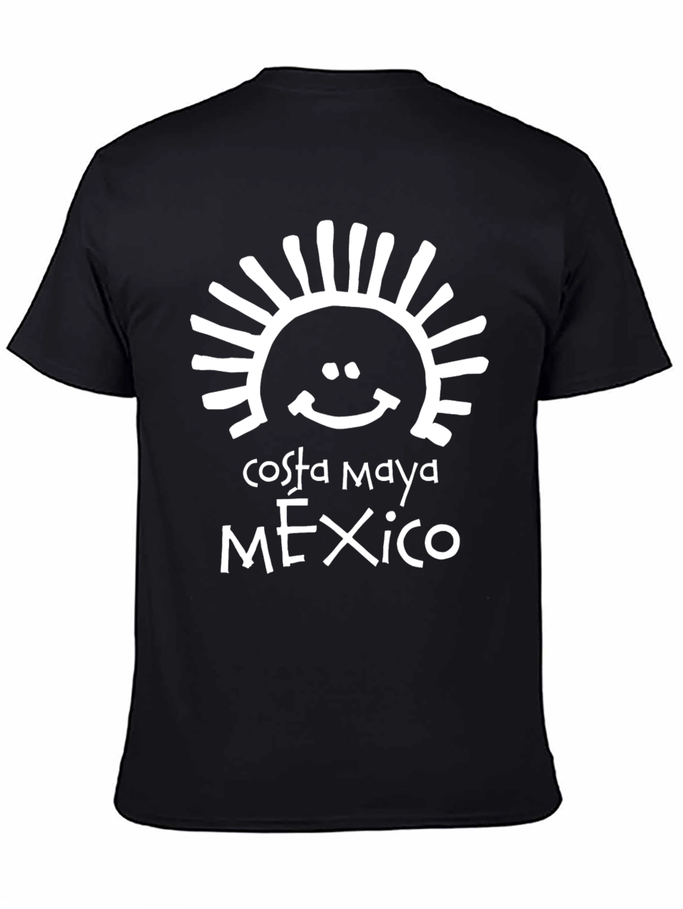 Costa Maya Mexico Graphic T-Shirt Black