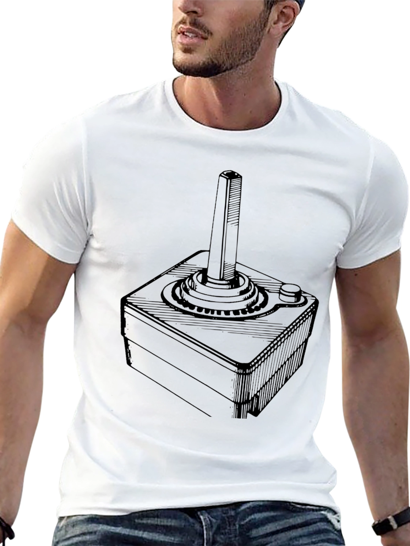Retro Joystick T-Shirt - Gamer Style