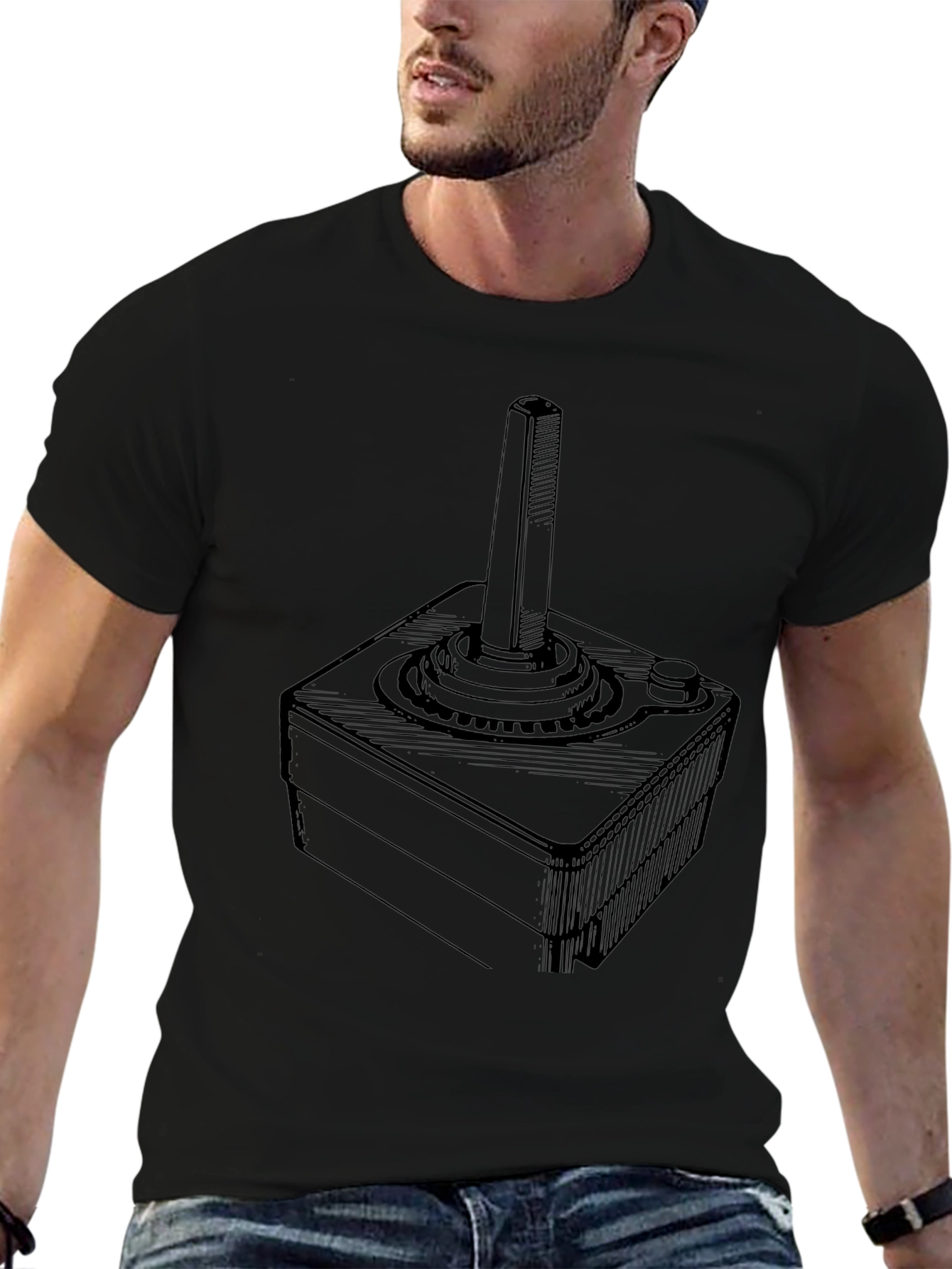 Retro Joystick T-Shirt - Gamer Style