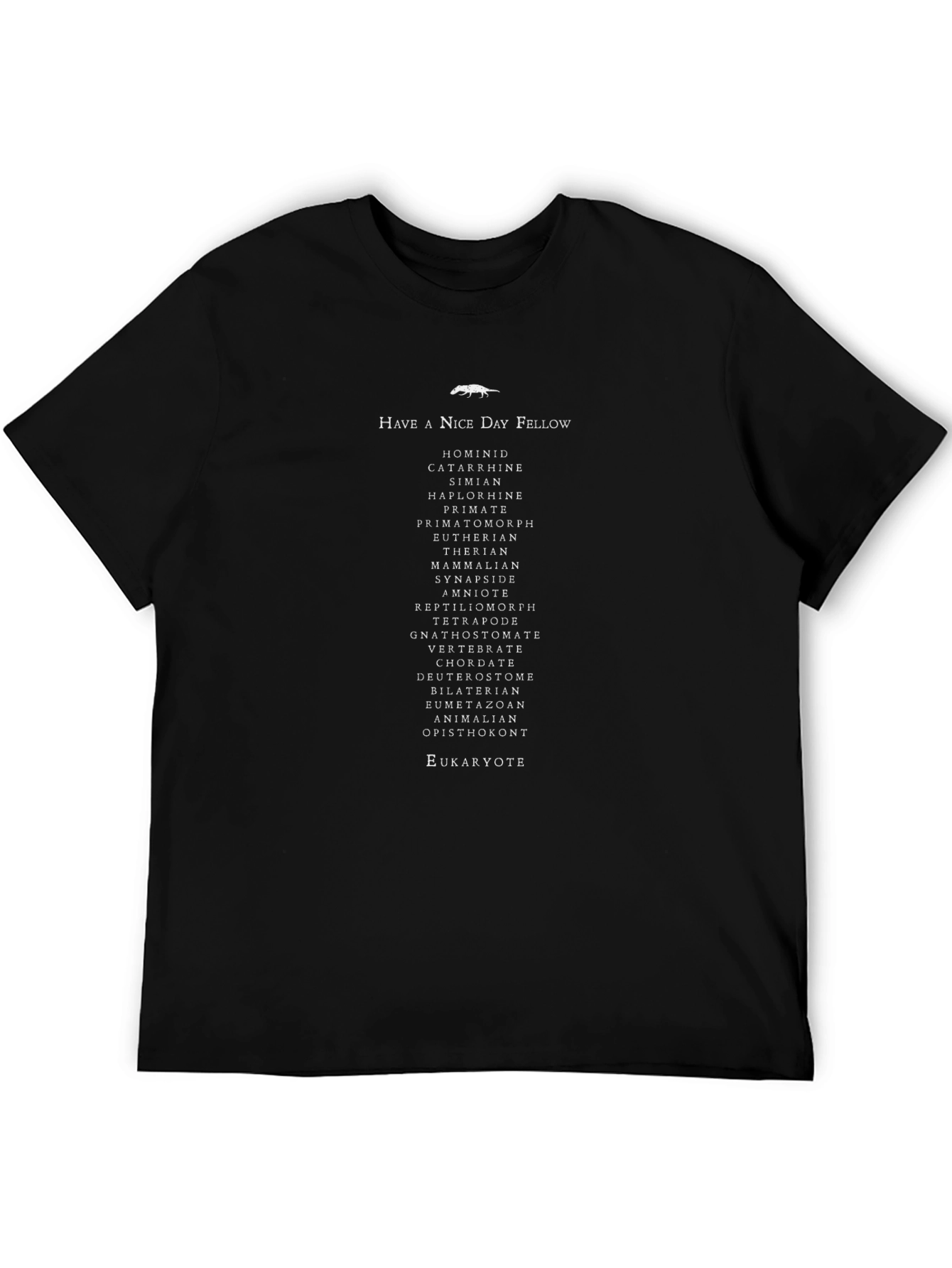 Evolutionary Lineage T-Shirt - Have A Nice Day Fellow