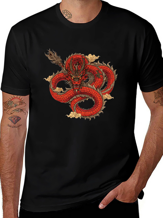 Red Dragon Graphic T-Shirt
