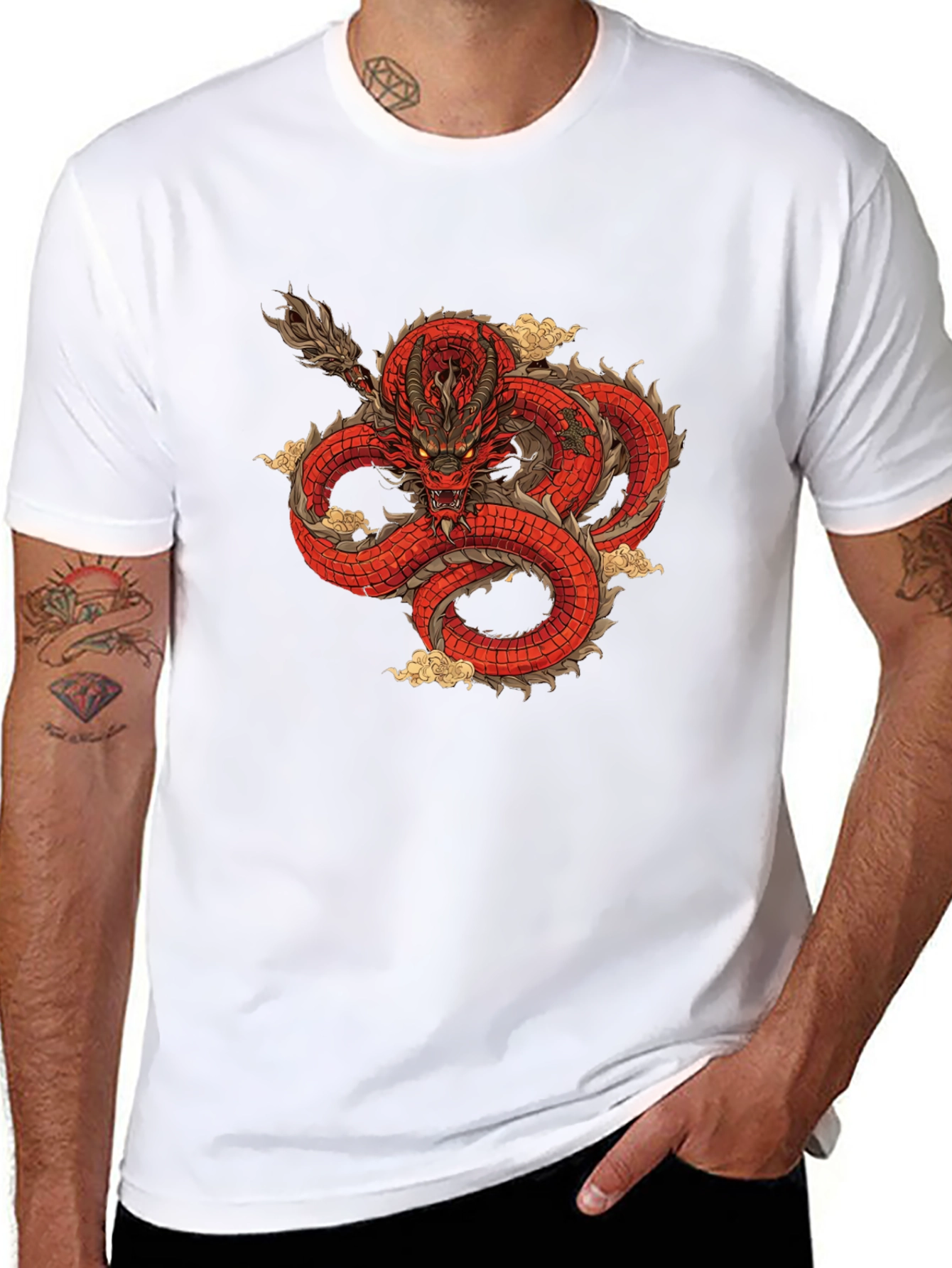 Red Dragon Graphic T-Shirt