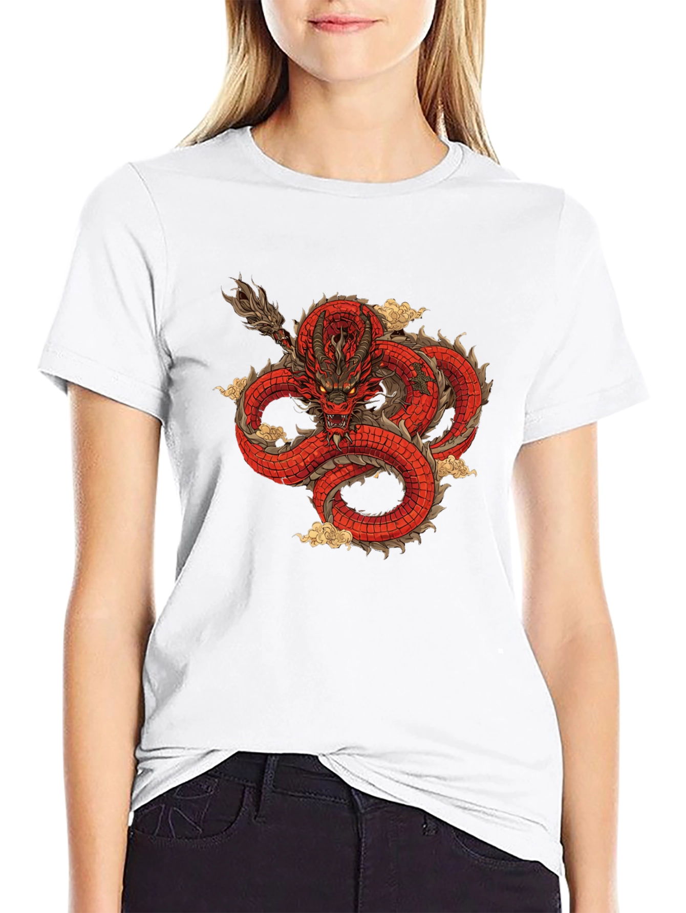 Red Dragon Graphic T-Shirt