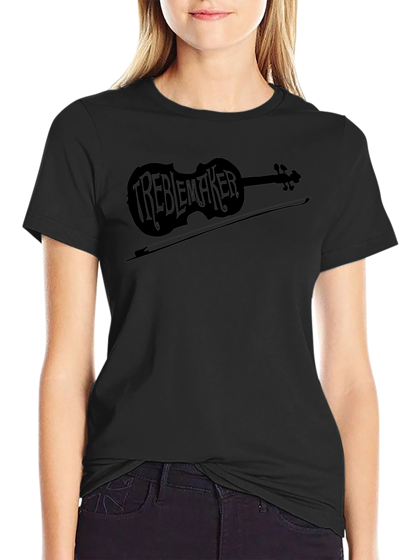 Treblemaker Violin Graphic T-Shirt - Music Lover Tee