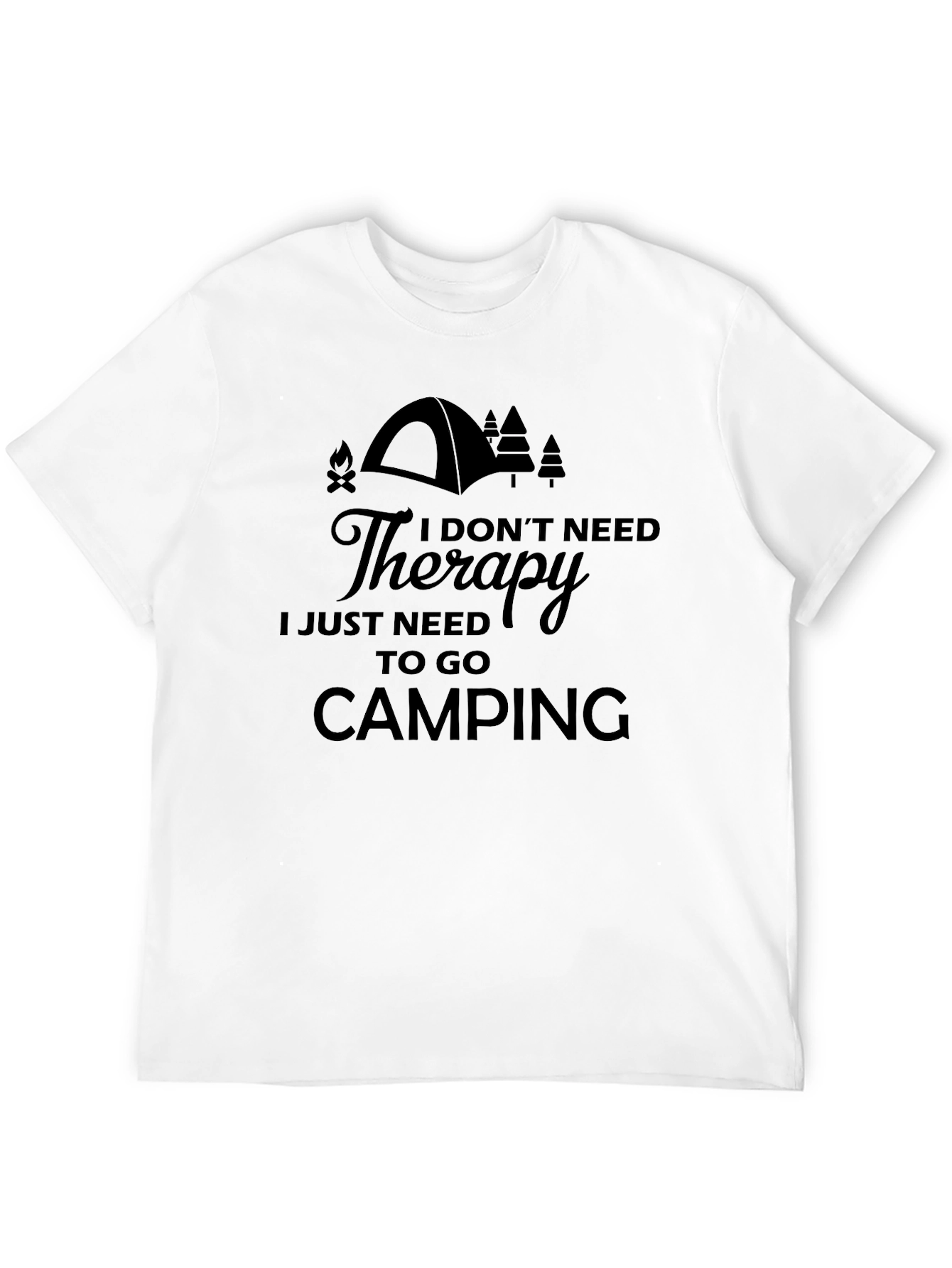 Camping Therapy Tee - Nature Lovers Shirt