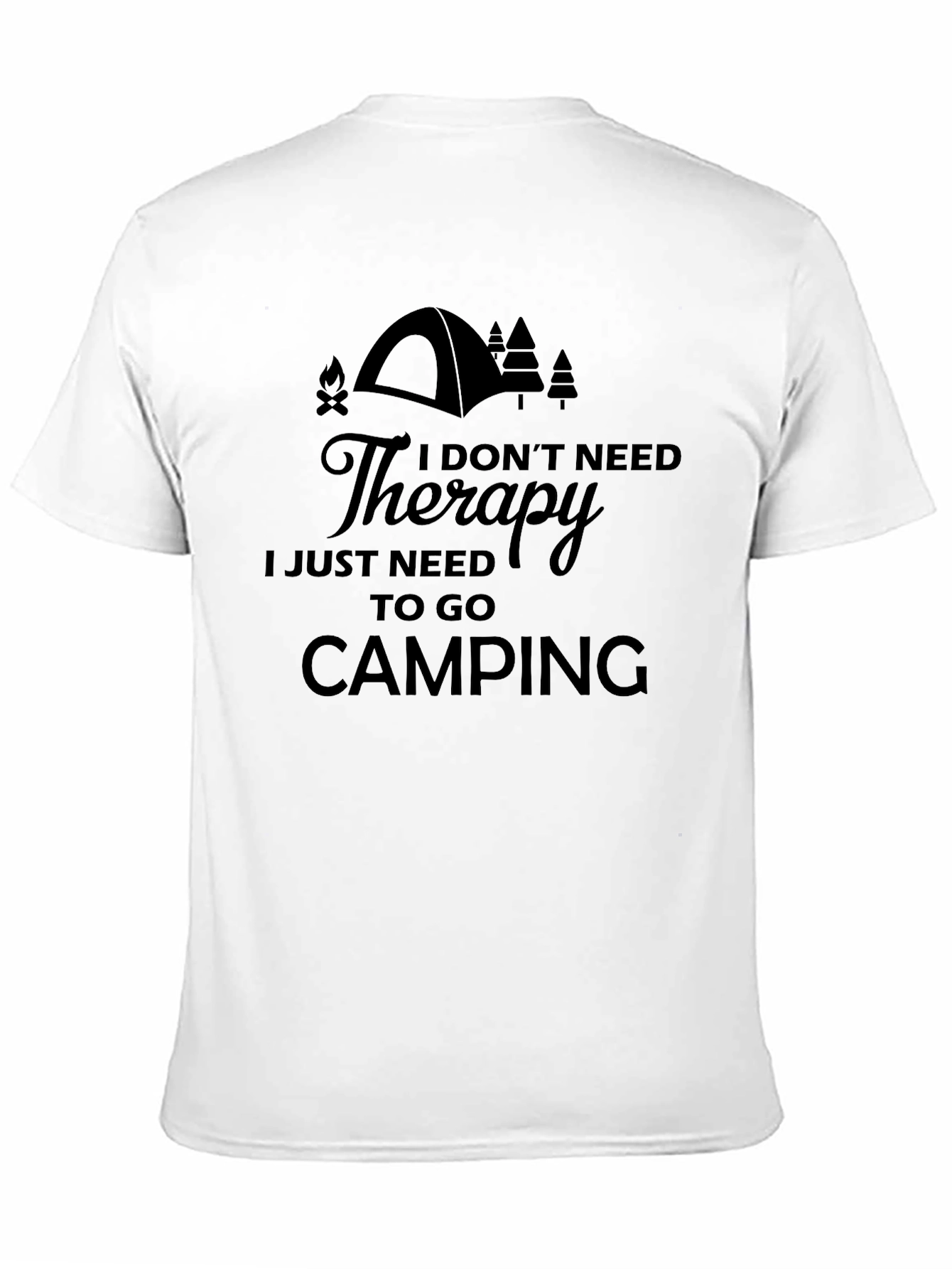 Camping Therapy Tee - Nature Lovers Shirt