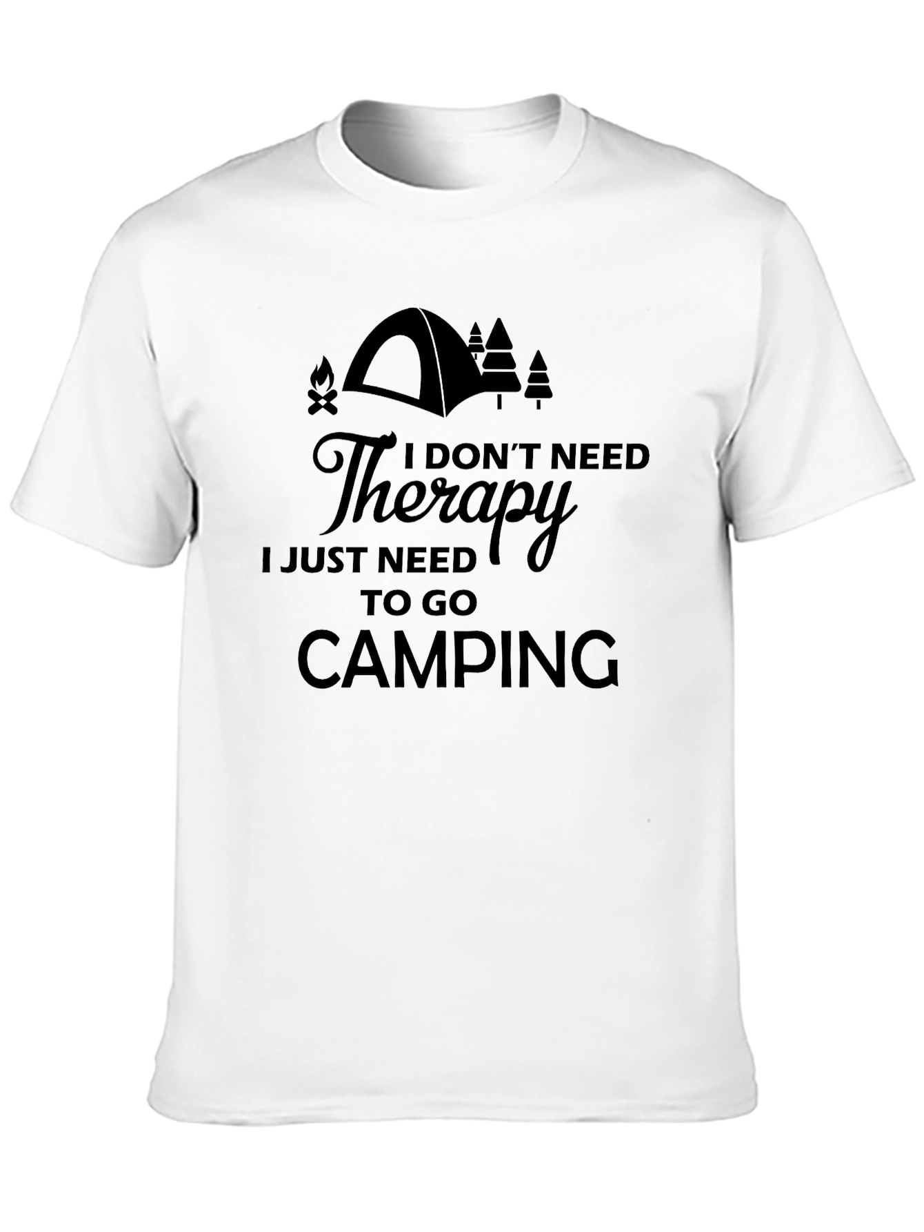 Camping Therapy Tee - Nature Lovers Shirt