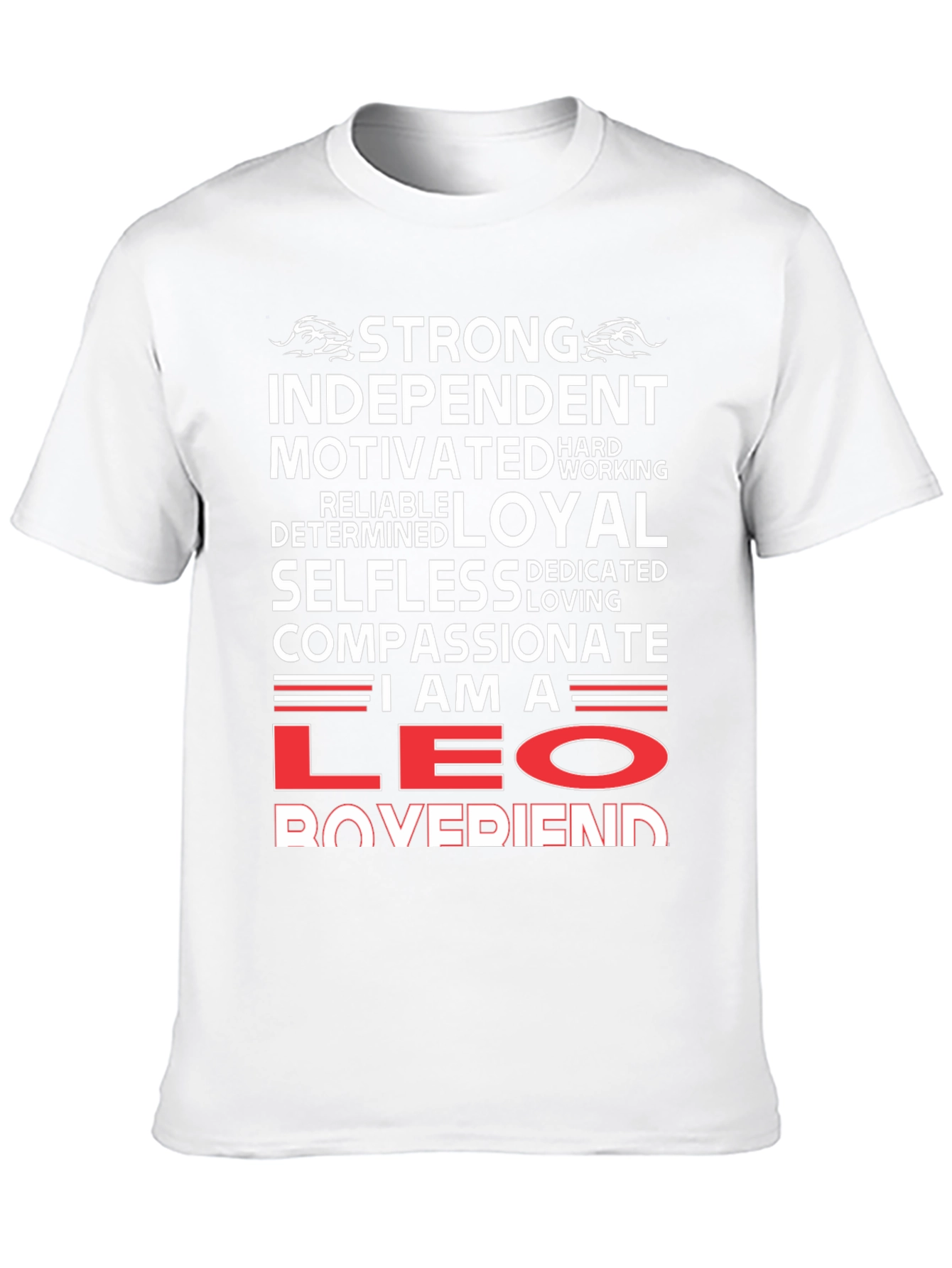 Strong Leo Boyfriend T-Shirt