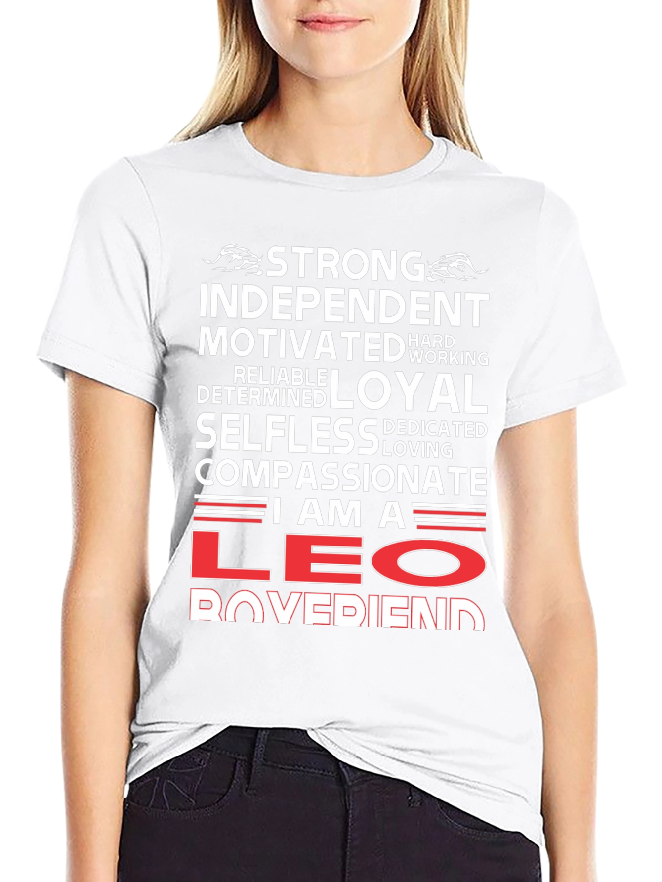 Strong Leo Boyfriend T-Shirt