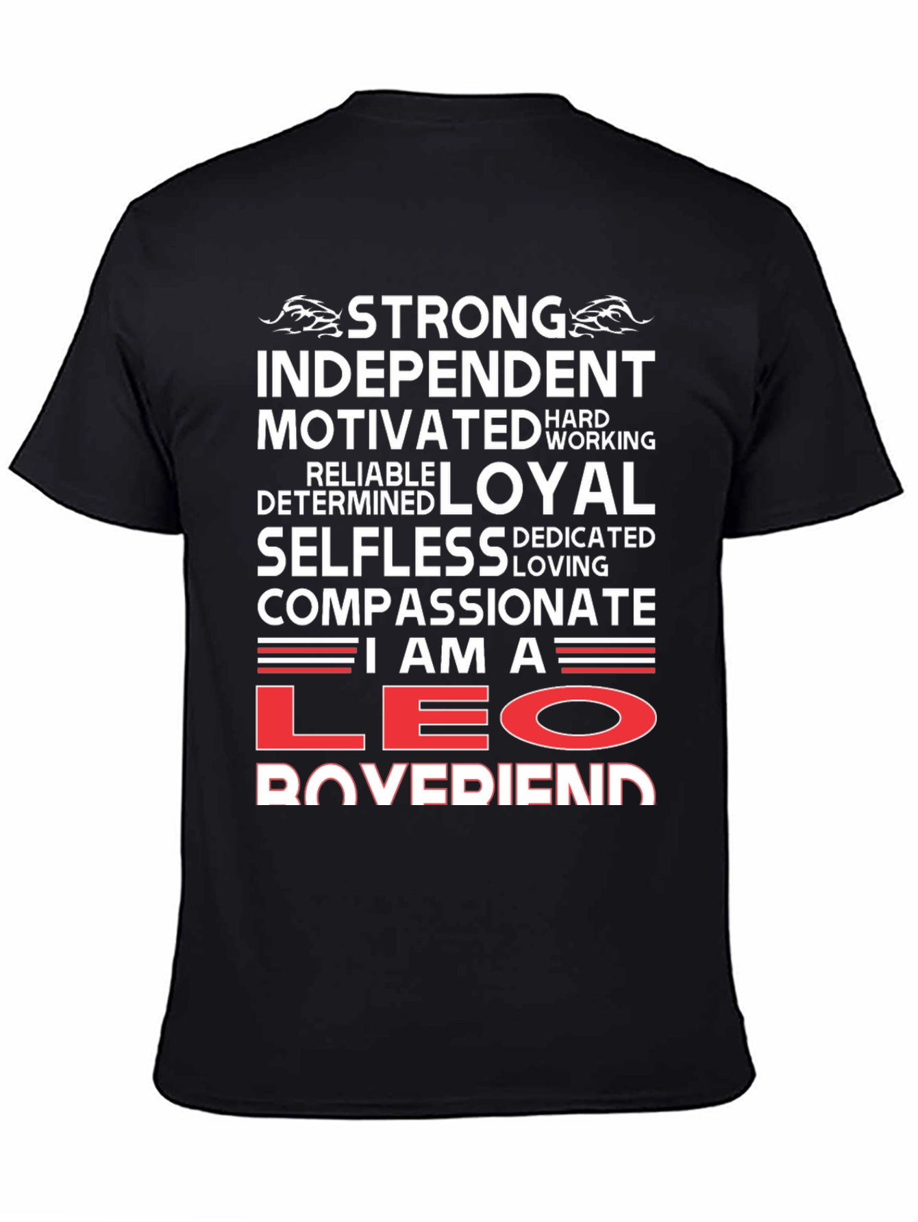 Strong Leo Boyfriend T-Shirt