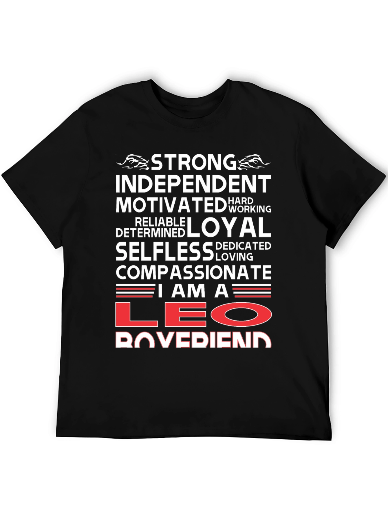 Strong Leo Boyfriend T-Shirt