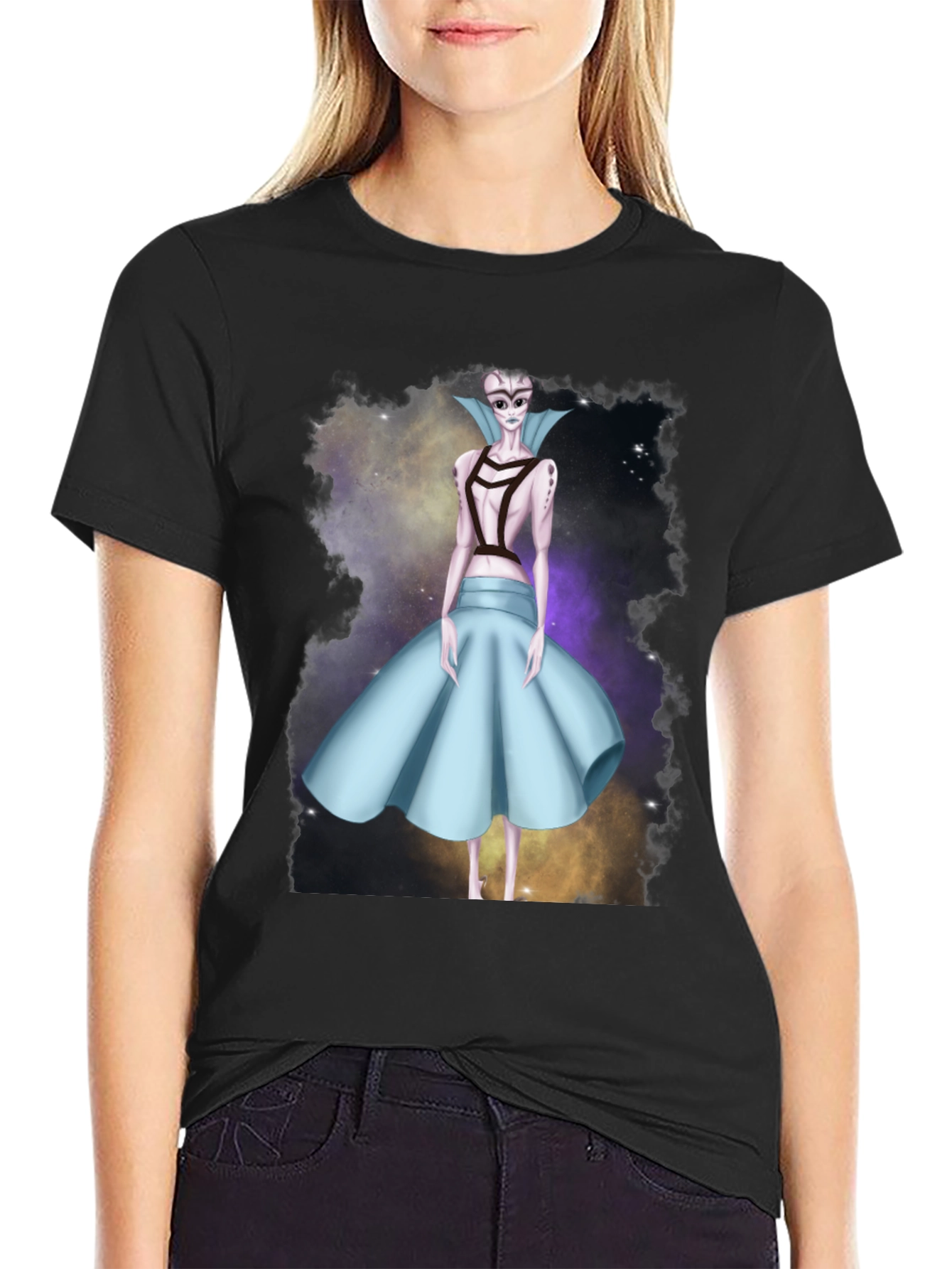 Alien Ballerina Graphic Tee