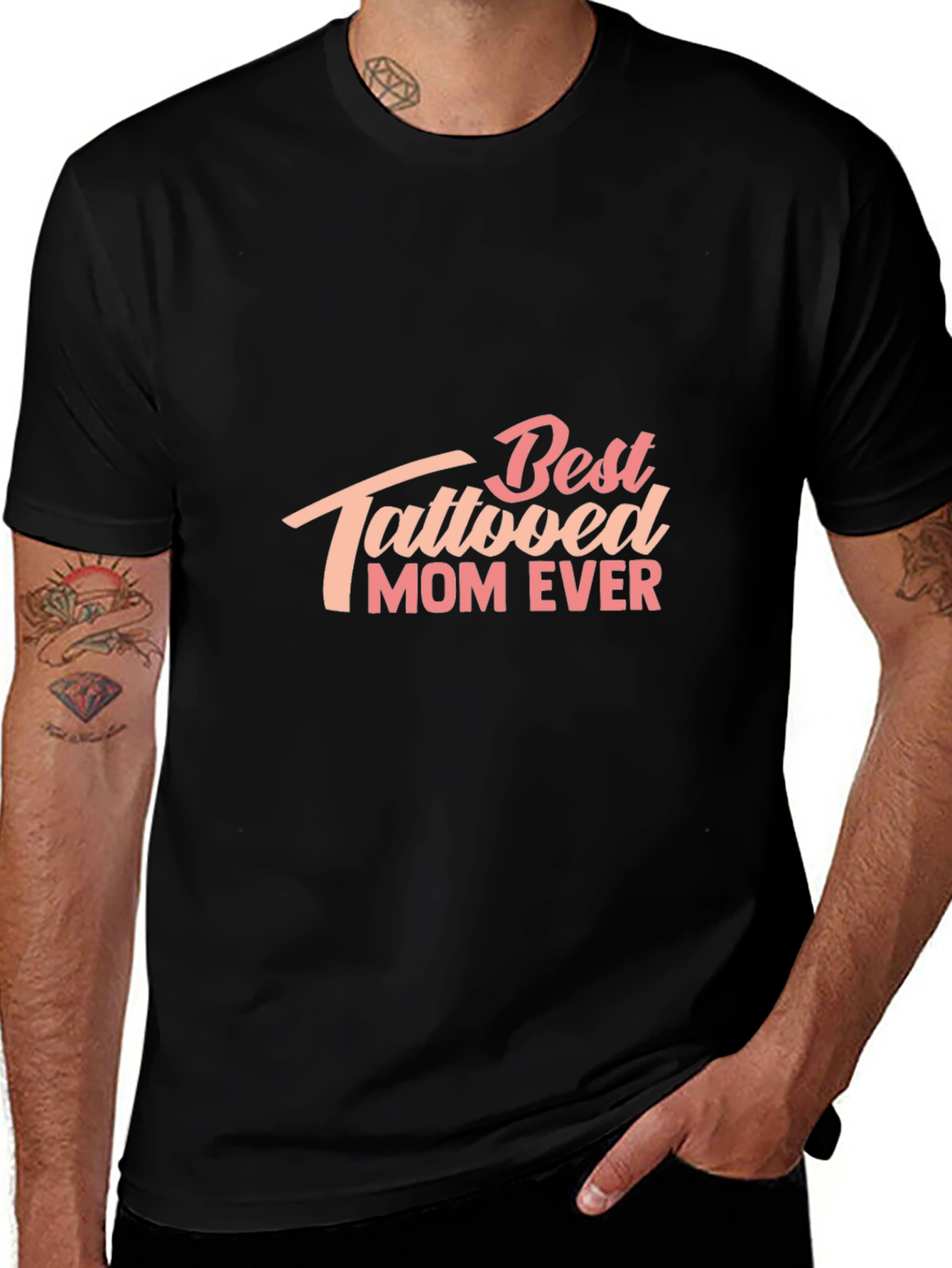 Best Tattooed Mom Ever - Graphic T-Shirt