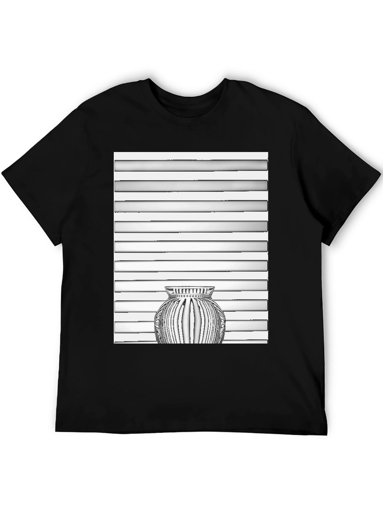 Striped Vase Graphic Tee