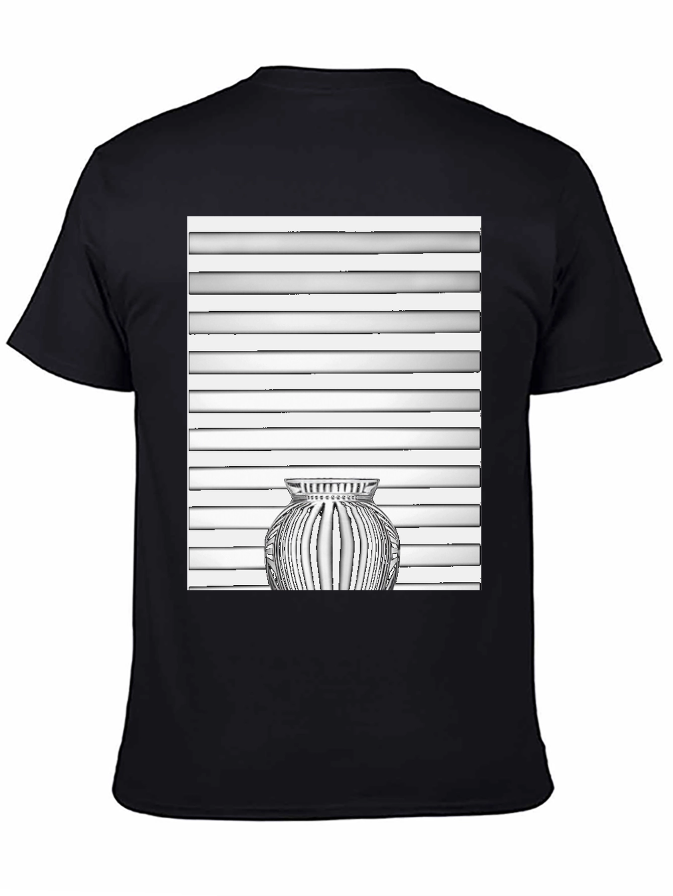 Striped Vase Graphic Tee