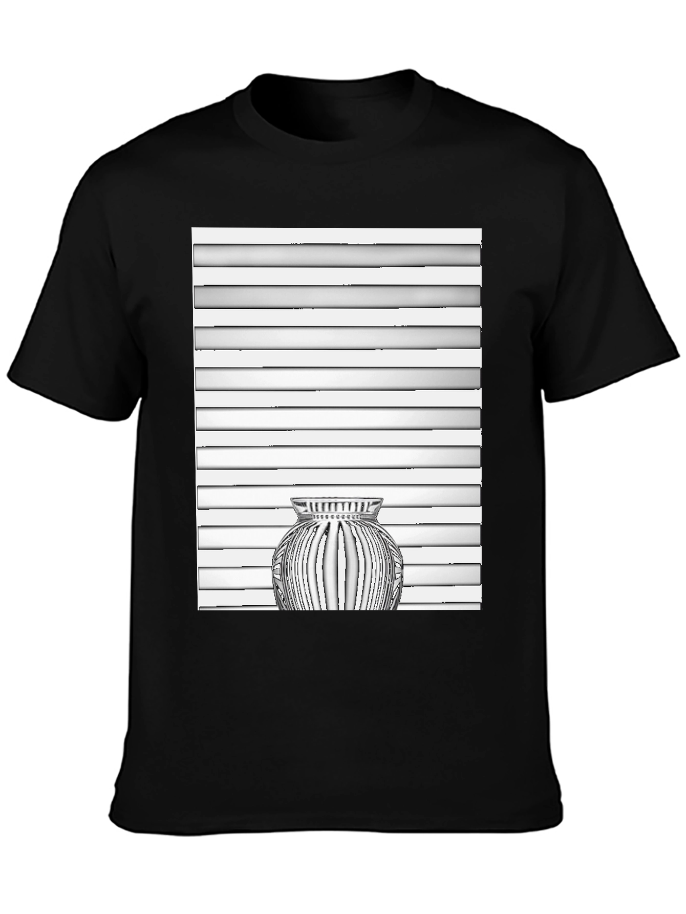 Striped Vase Graphic Tee