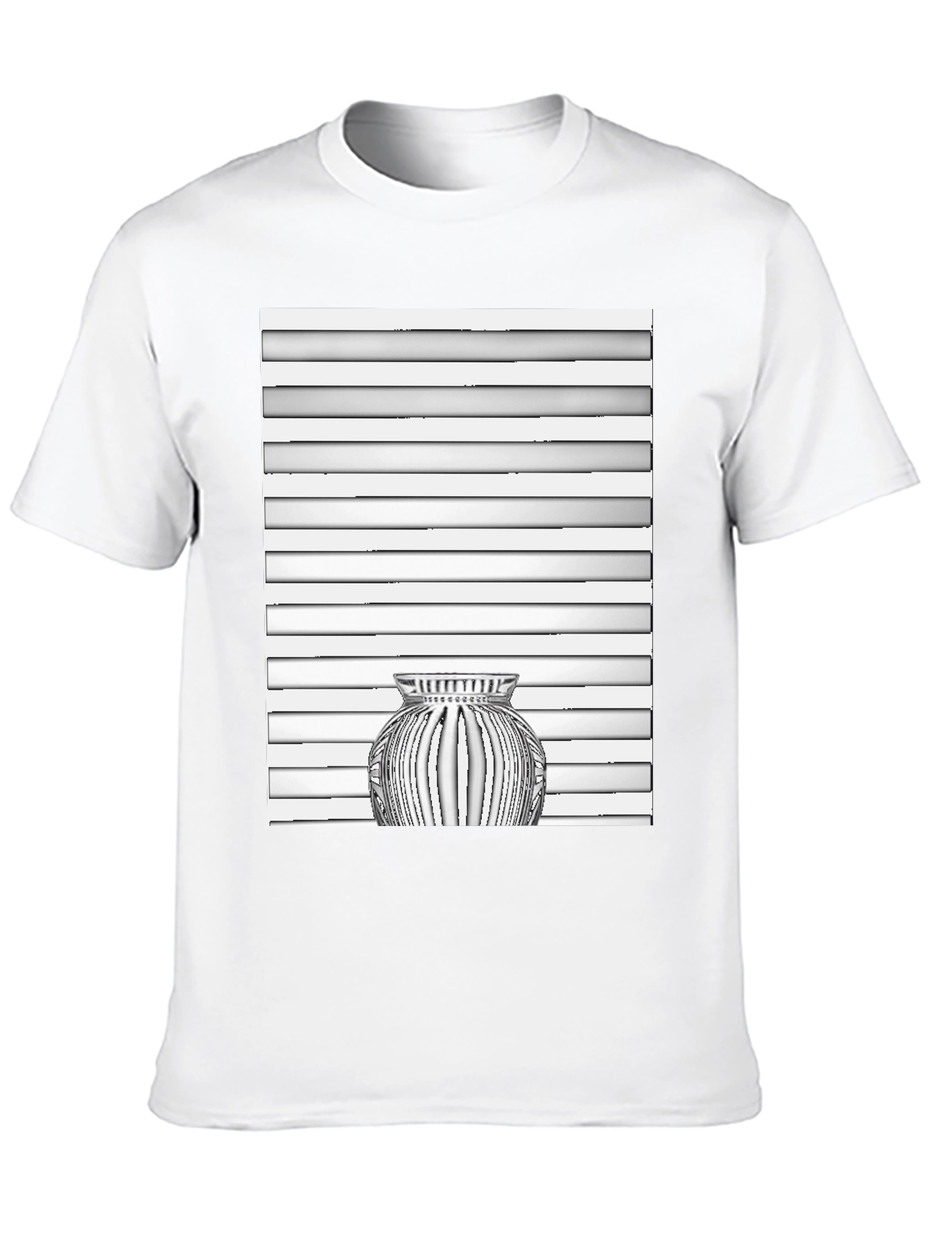 Striped Vase Graphic Tee
